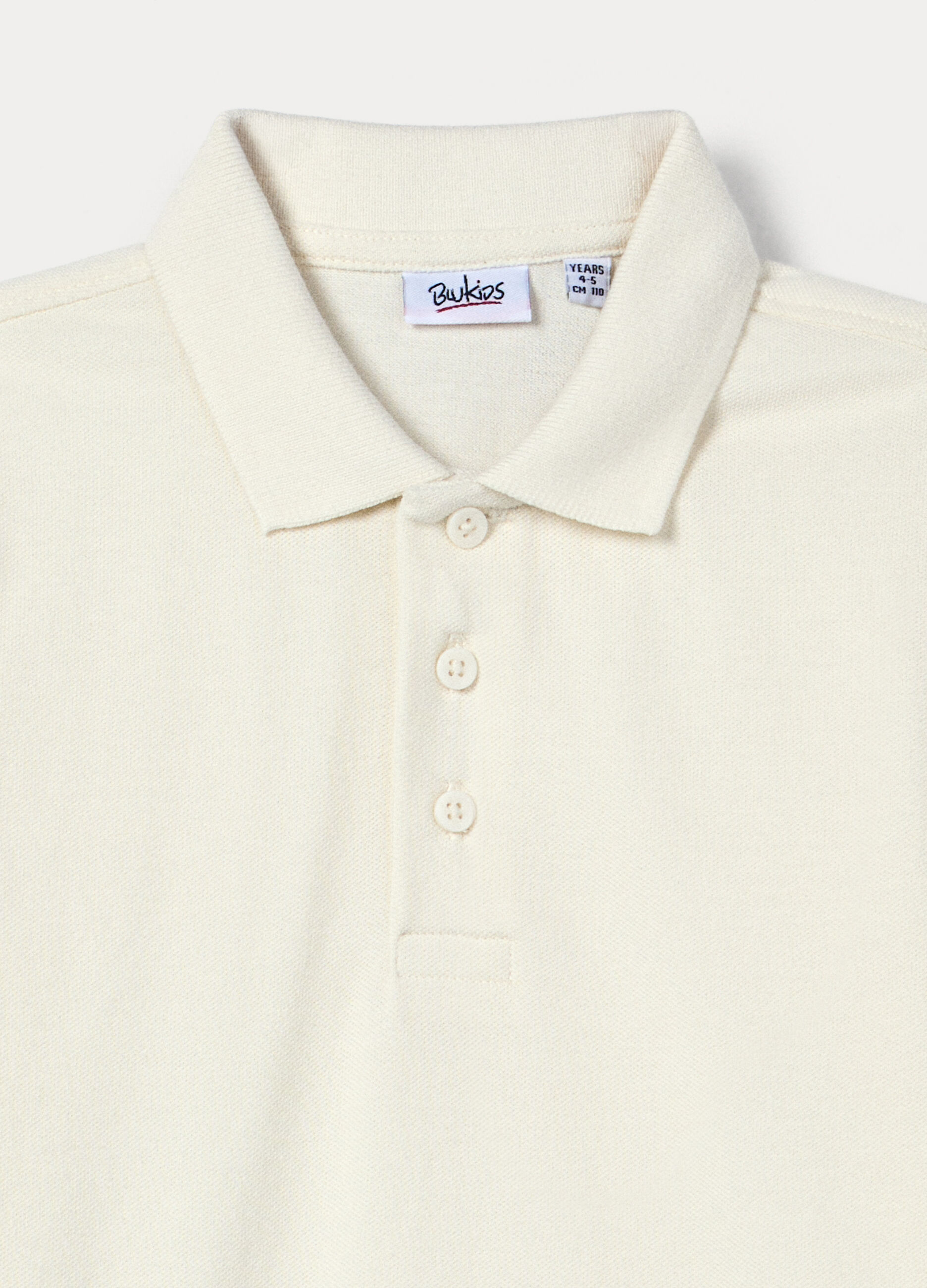 Polo in puro cotone piquet bambino_2