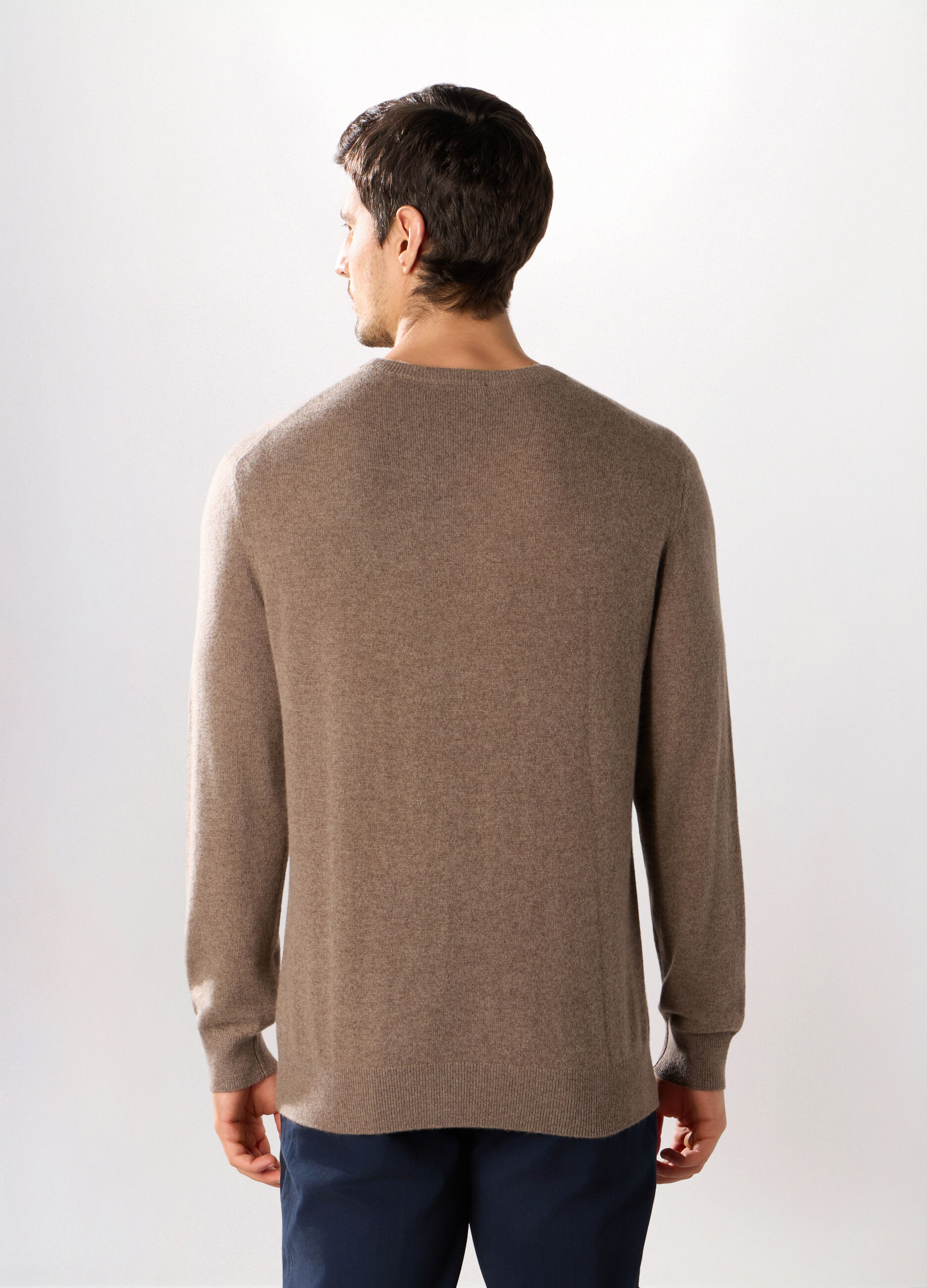 Maglione girocollo in cashmere uomo_2