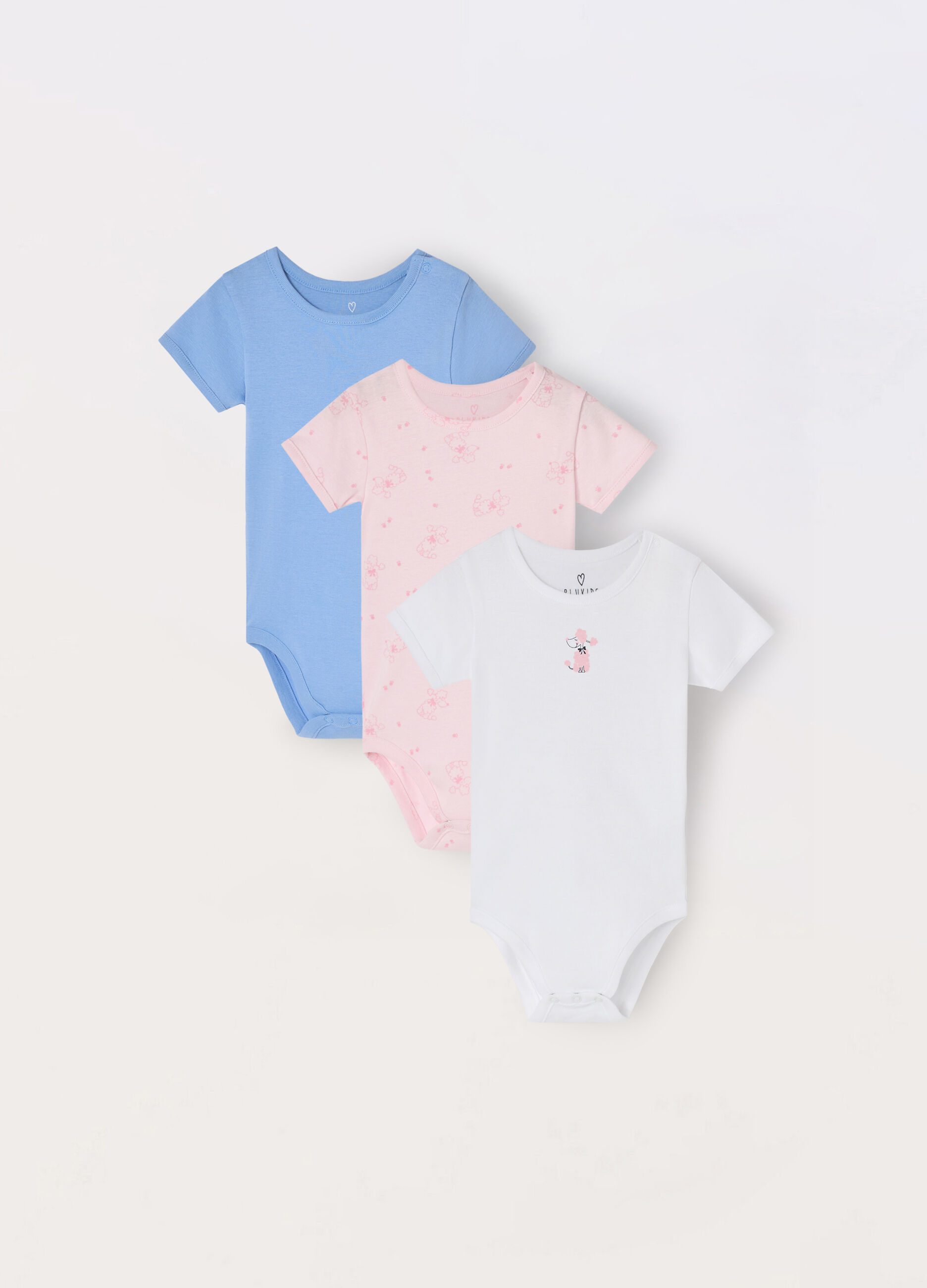 Pack 3 body in puro cotone organico neonata_0