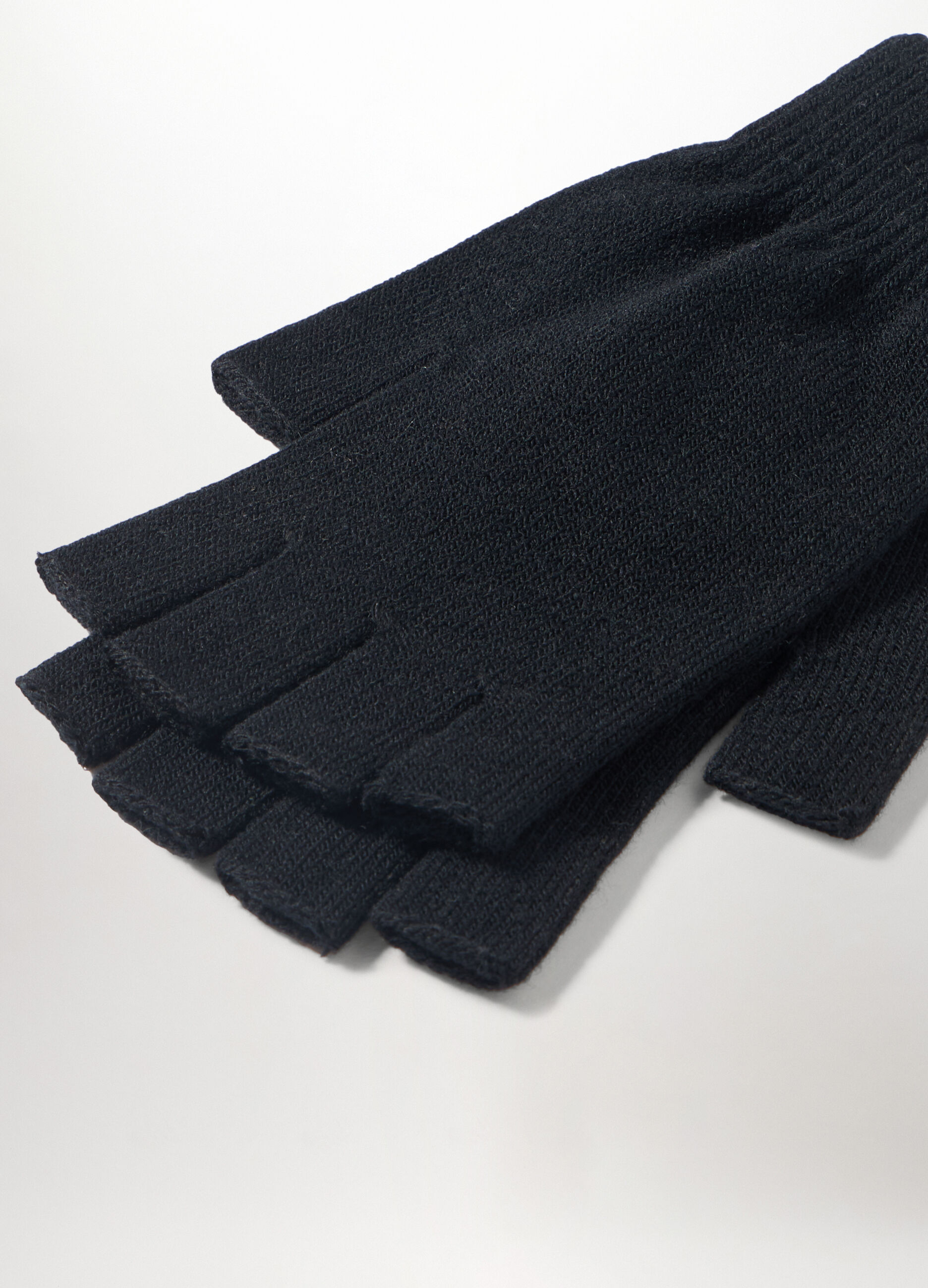 Guanti mezze dita in maglia uomo_1