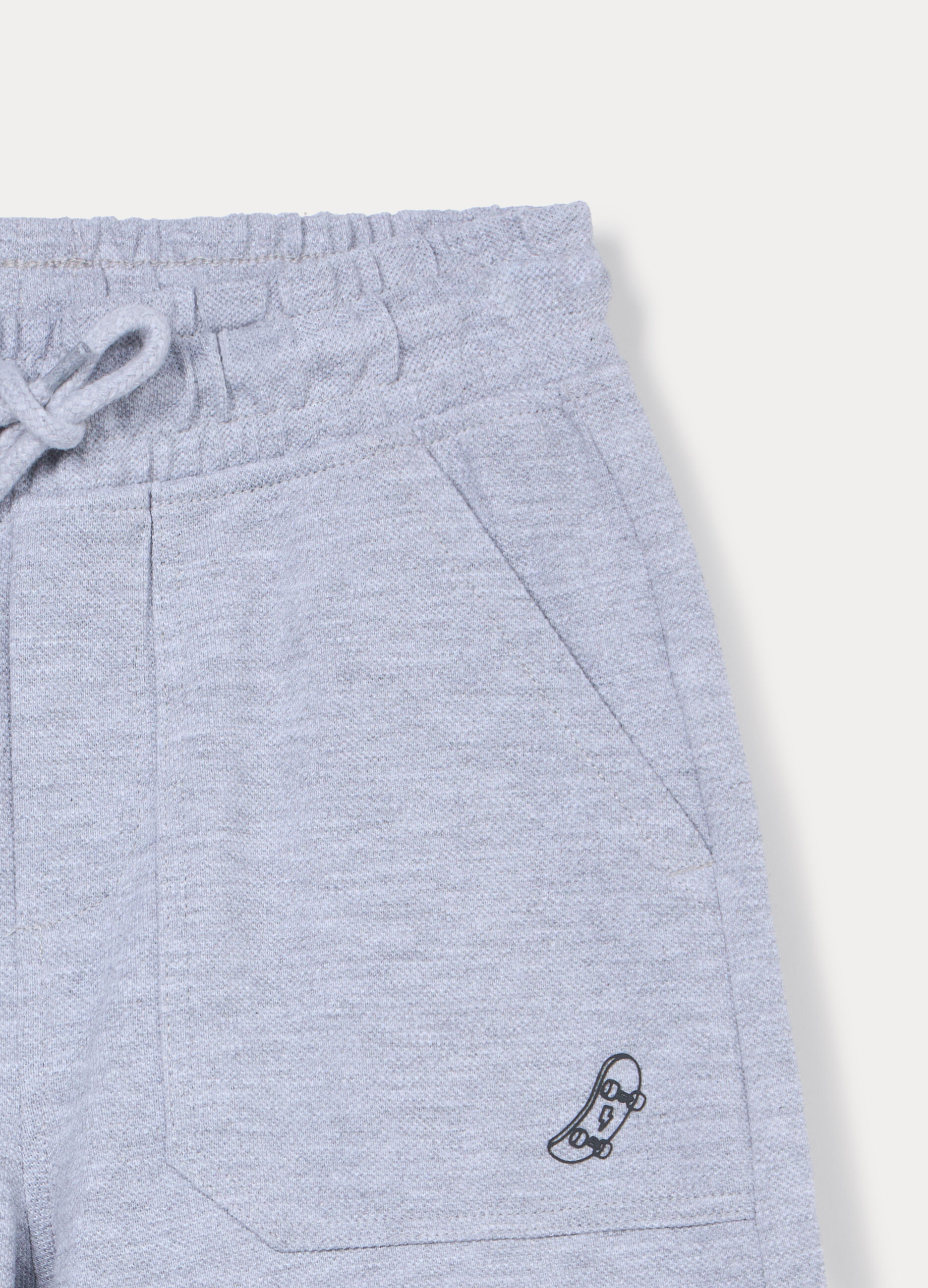 Shorts in puro cotone Piquet bambino_2