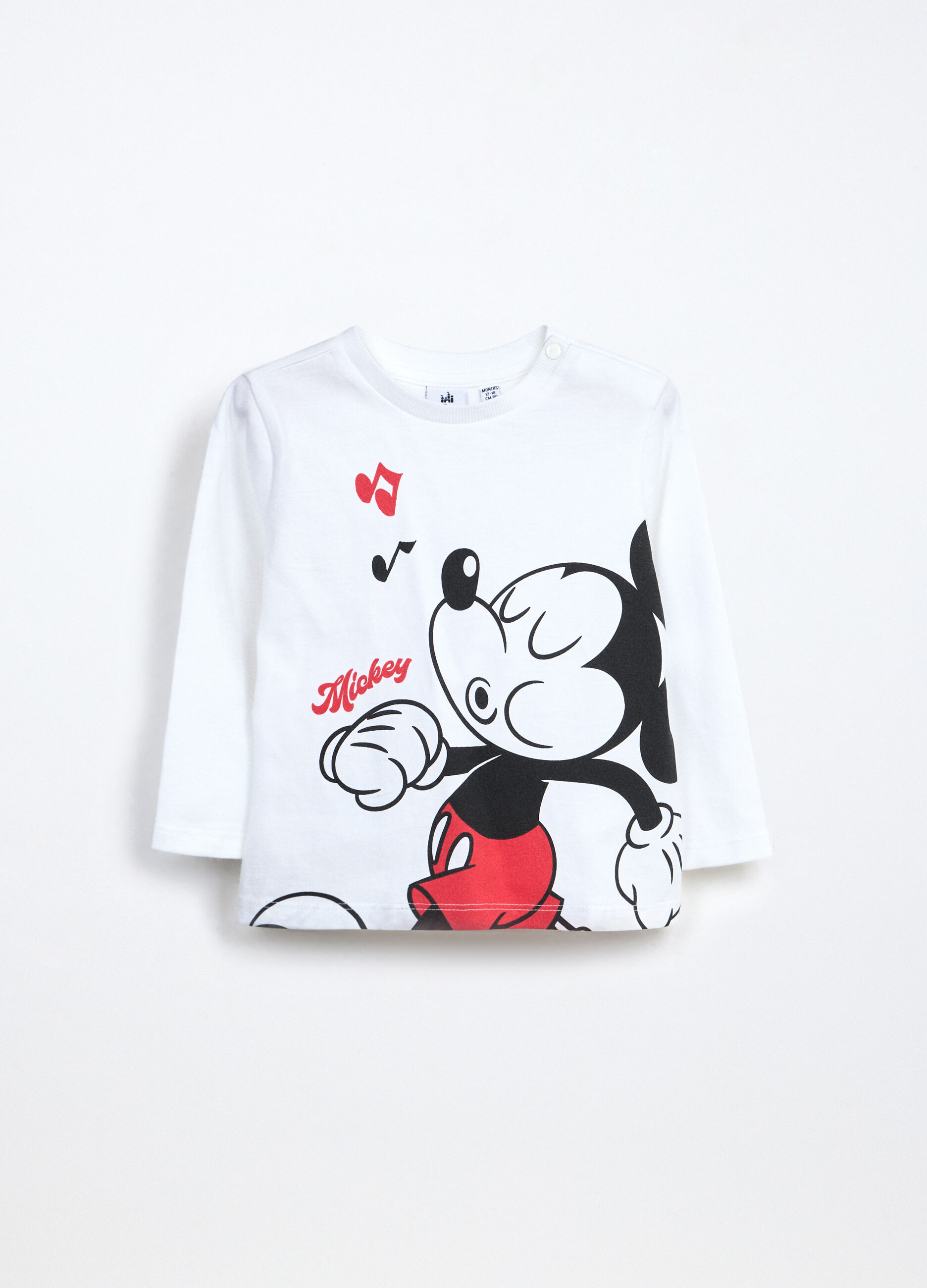 T-shirt in jersey di puro cotone neonato_0