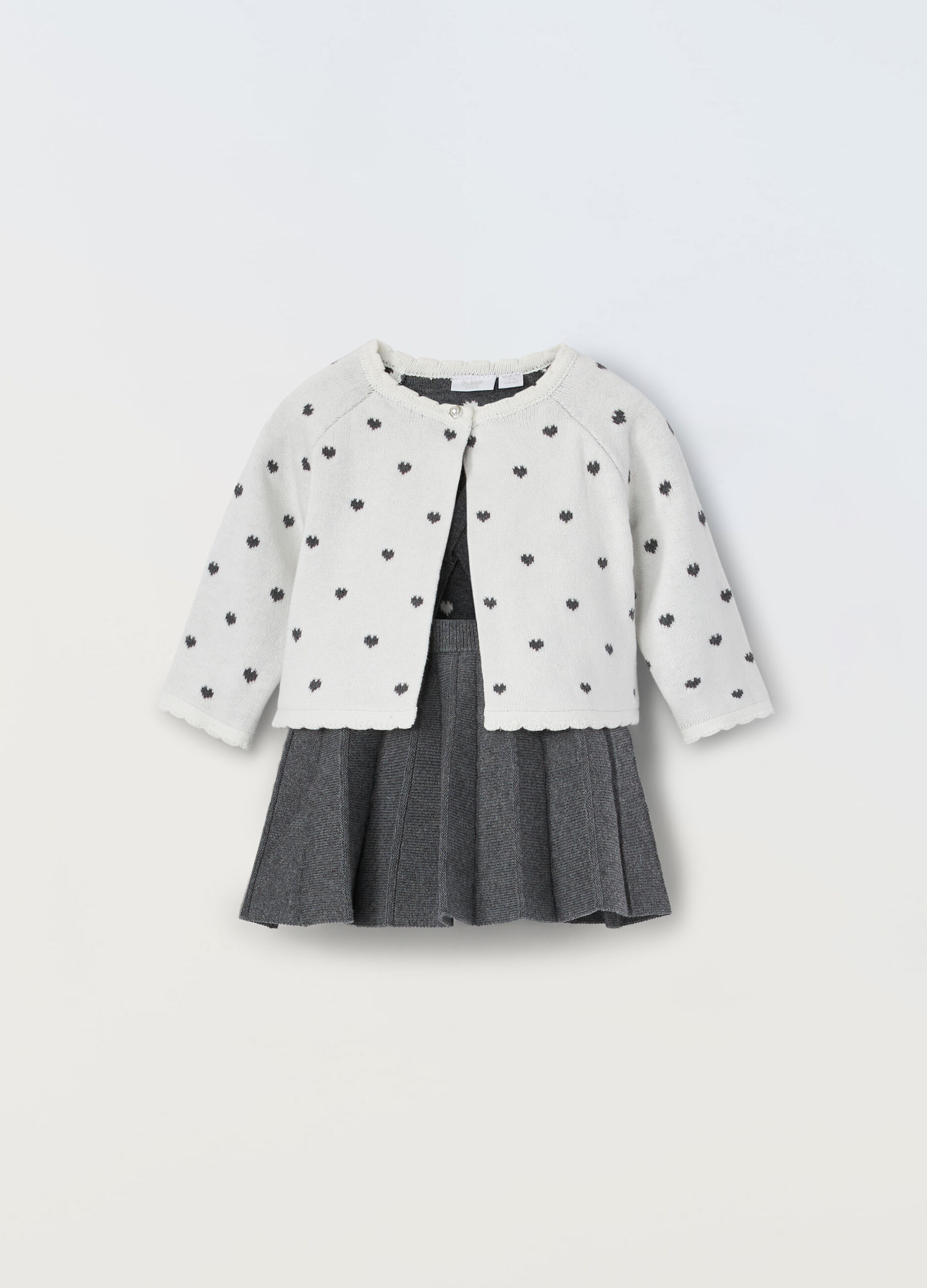 Set tricot in puro cotone neonata_0