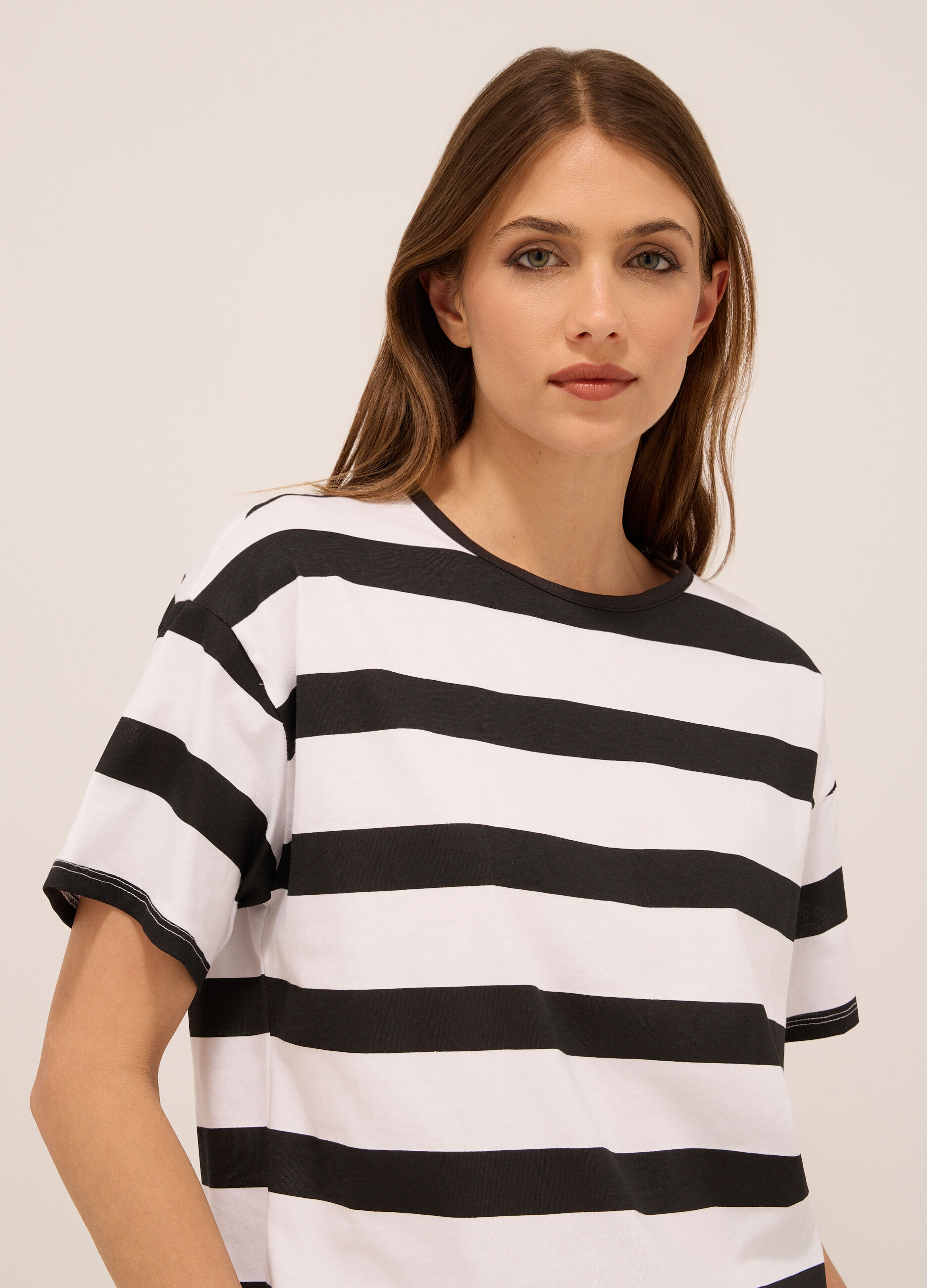 T-shirt in jersey misto viscosa donna_2