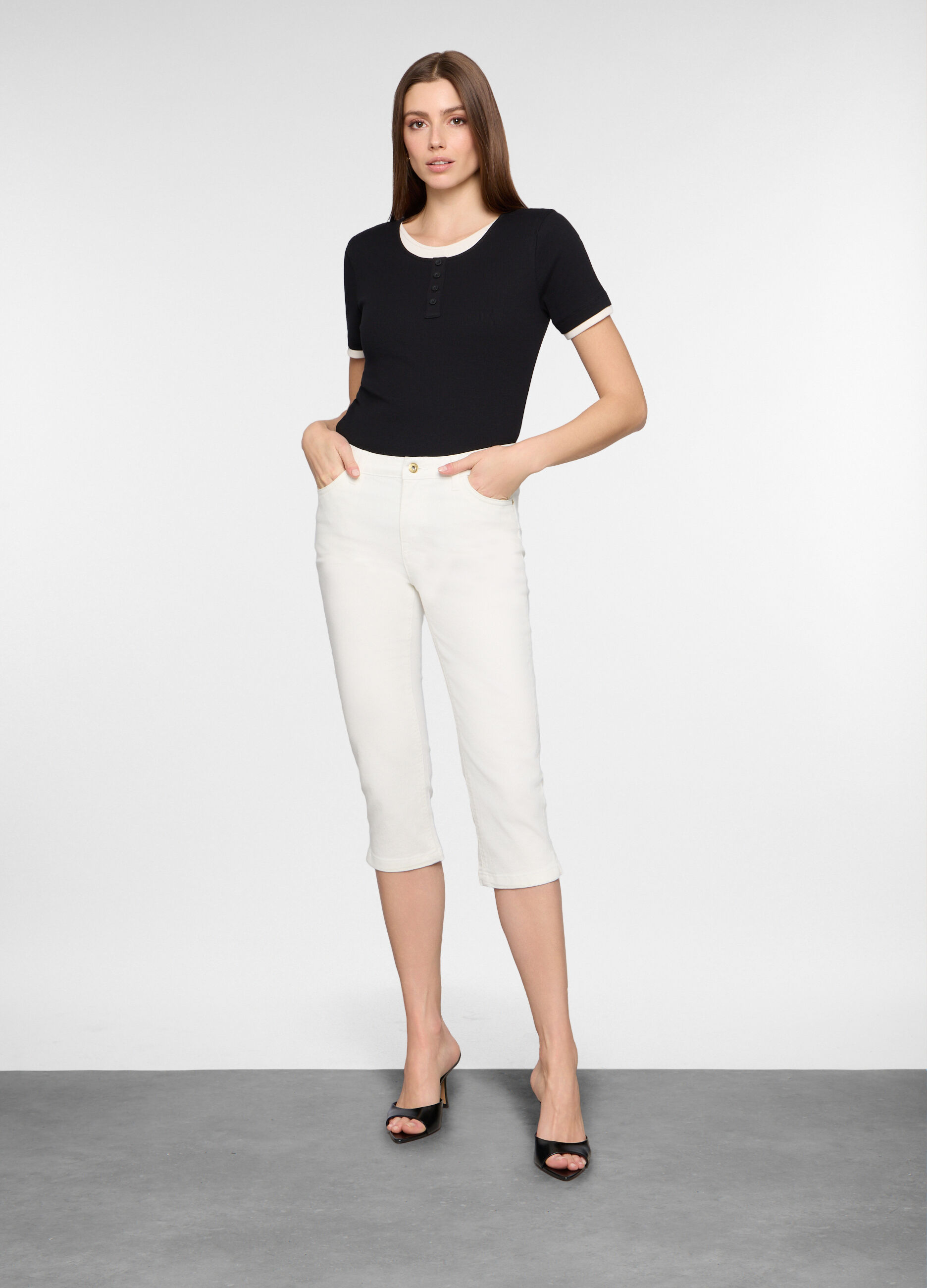 Capri fit Slim in cotone stretch donna_0