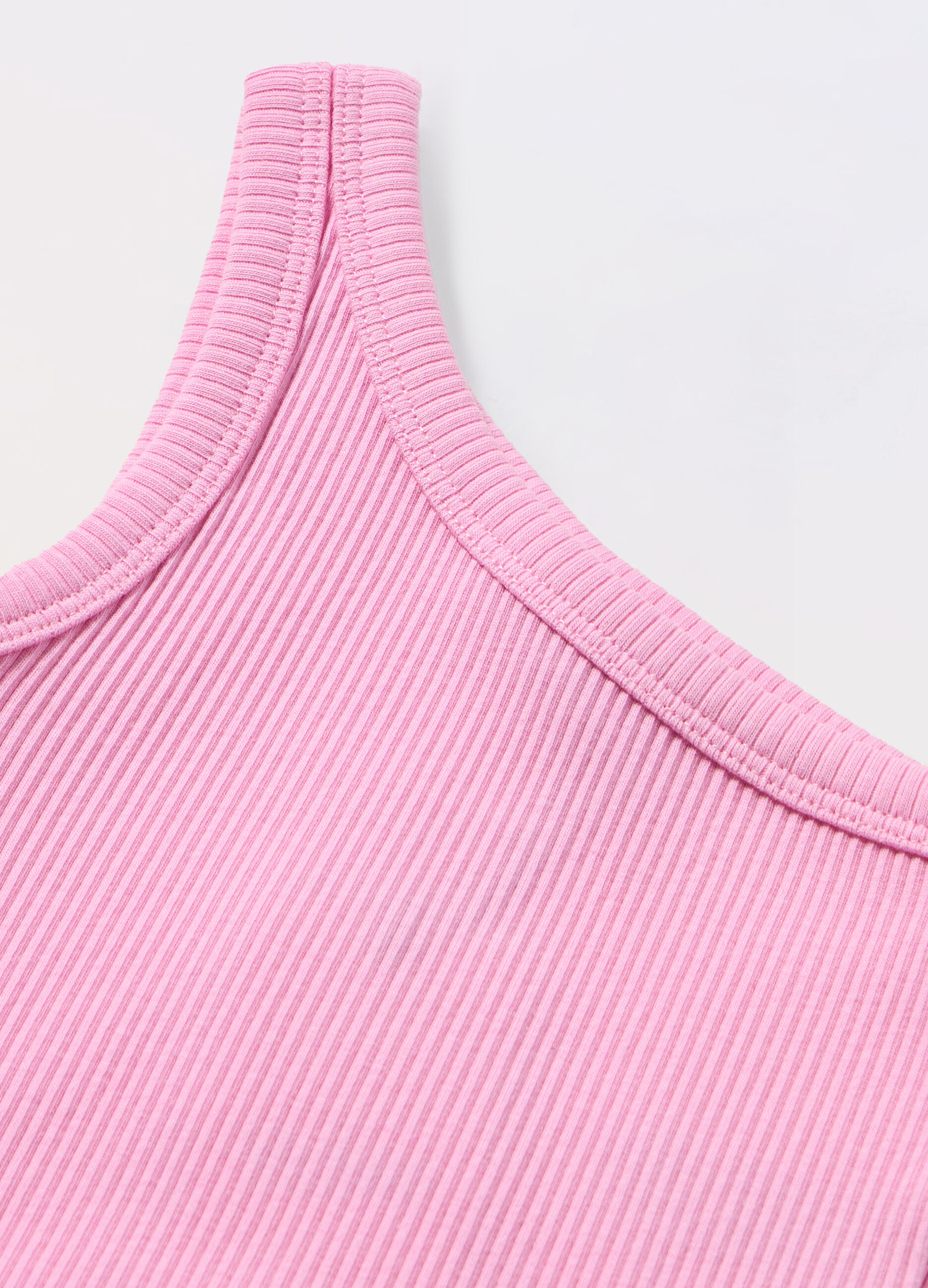 Top in costina di cotone stretch bambina_1