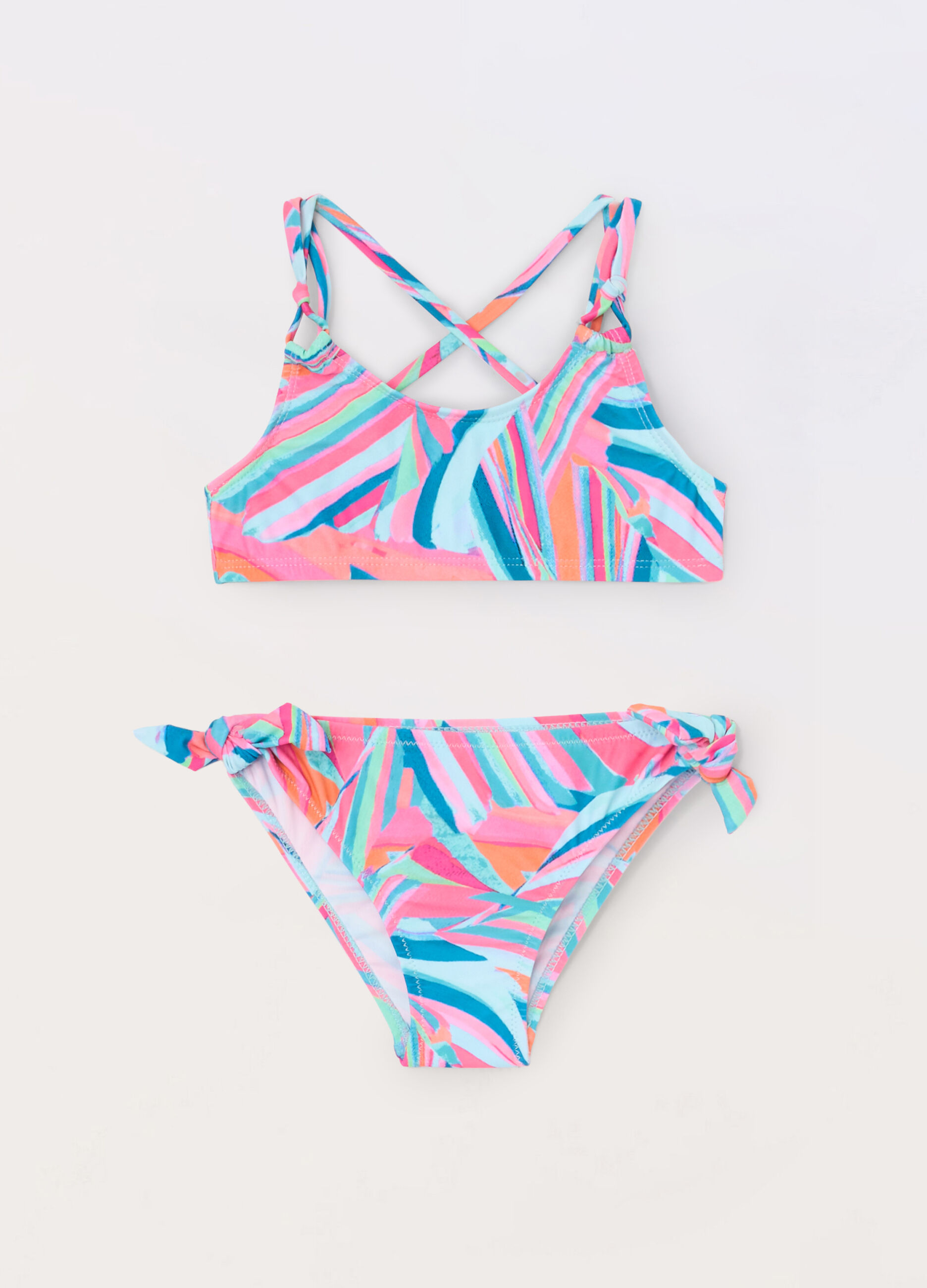 Bikini con stampa bambina_0