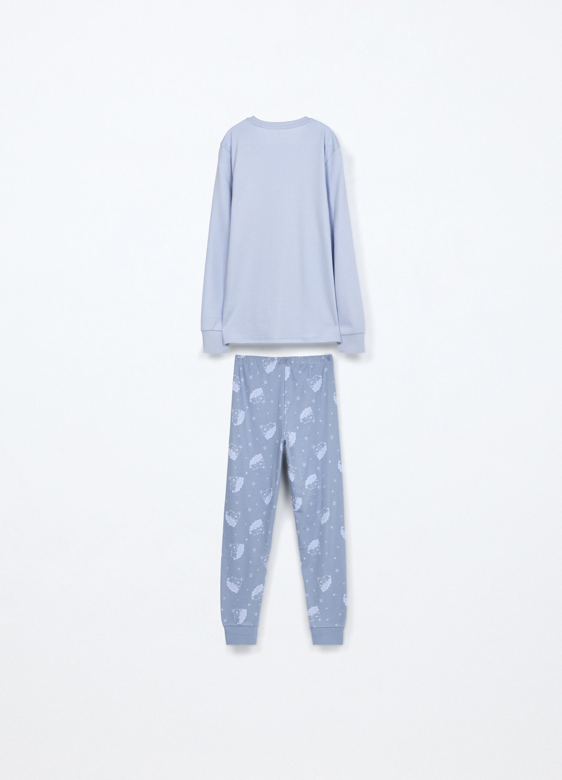 Set pigiama in interlock di puro cotone ragazza_1