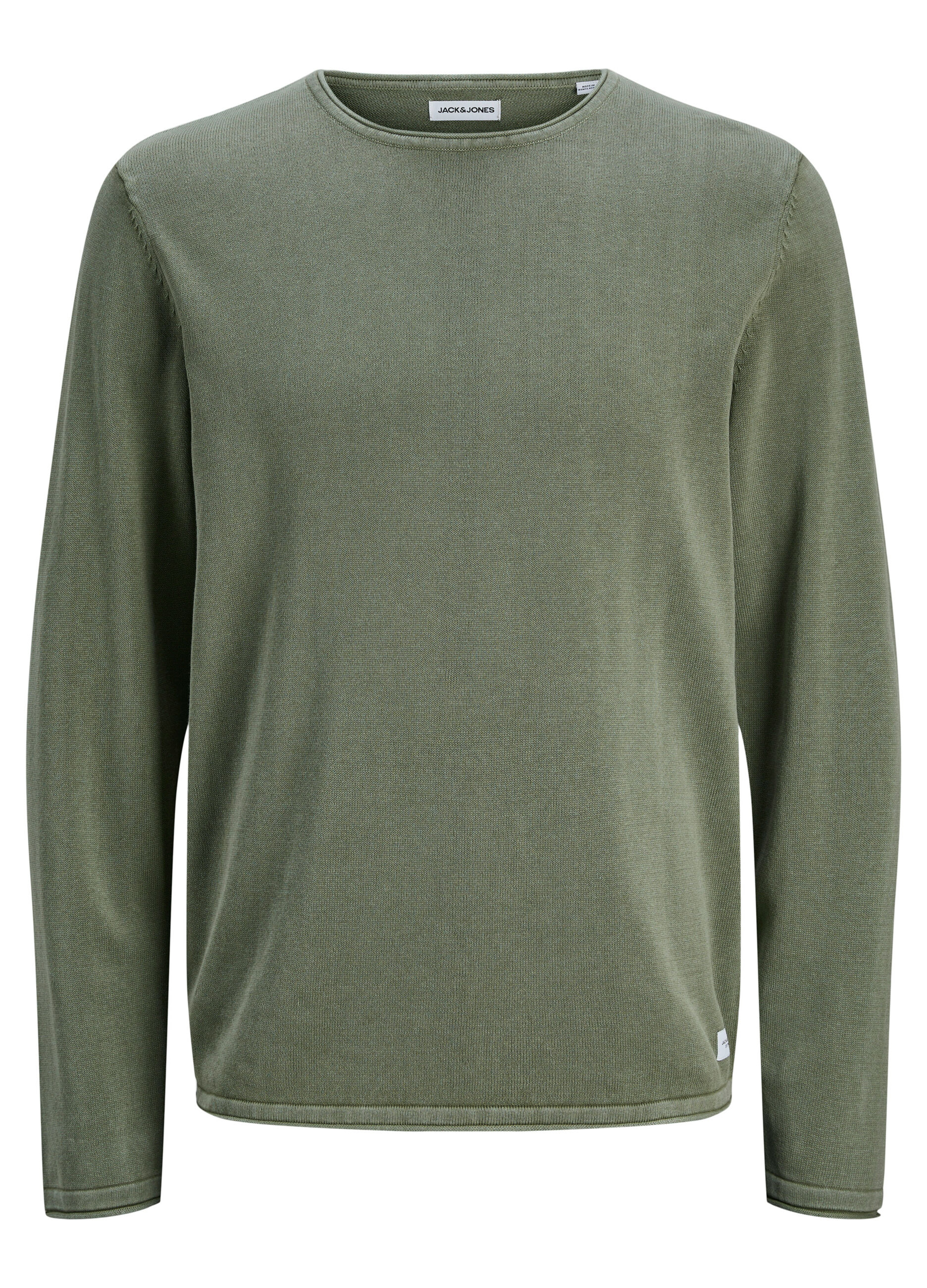 Maglione girocollo in cotone uomo