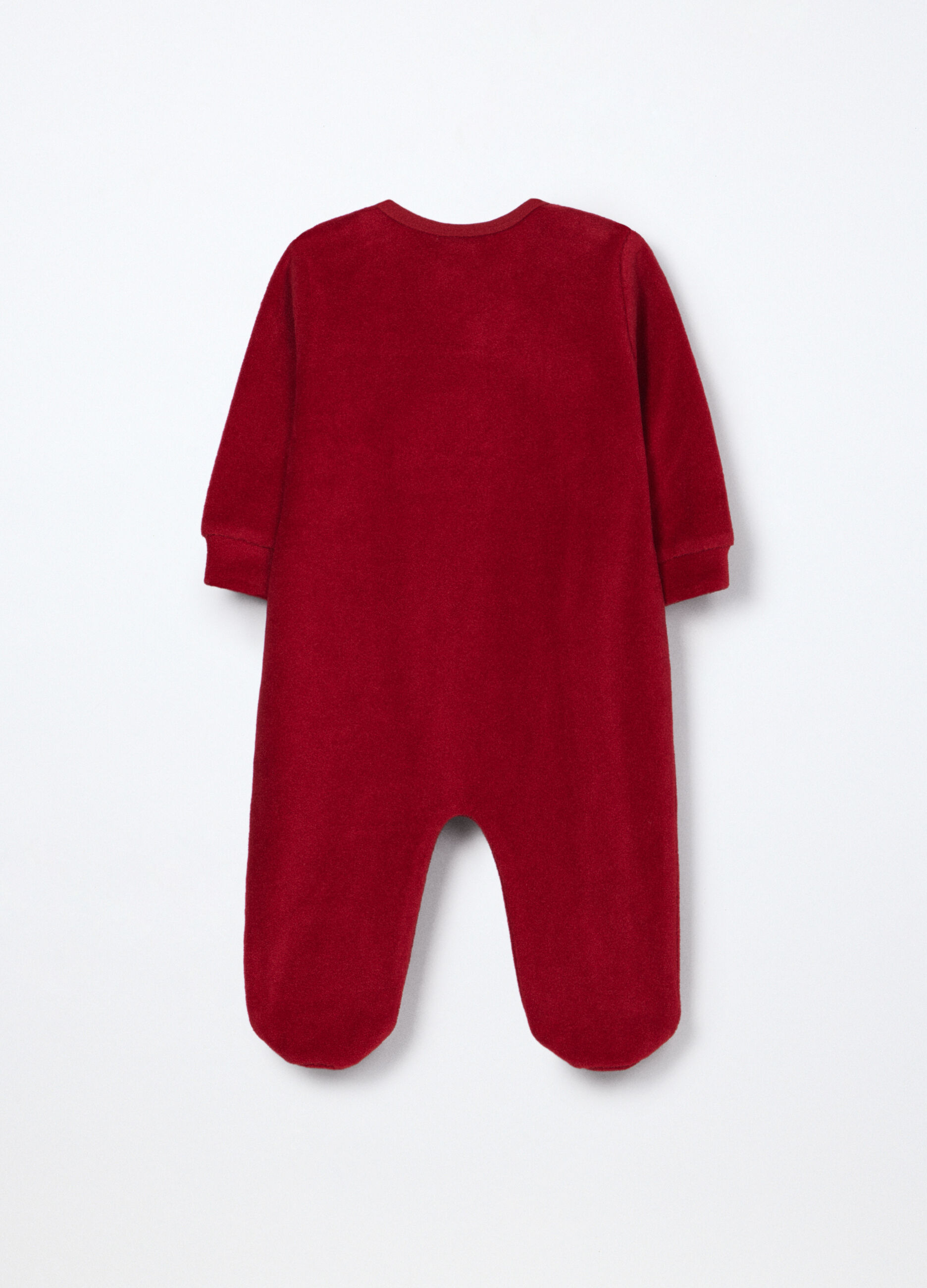 Tutina pigiama misto cotone velour neonato_1