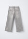 Pantaloni Disney in denim di cotone misto viscosa Wide Leg bambina_1