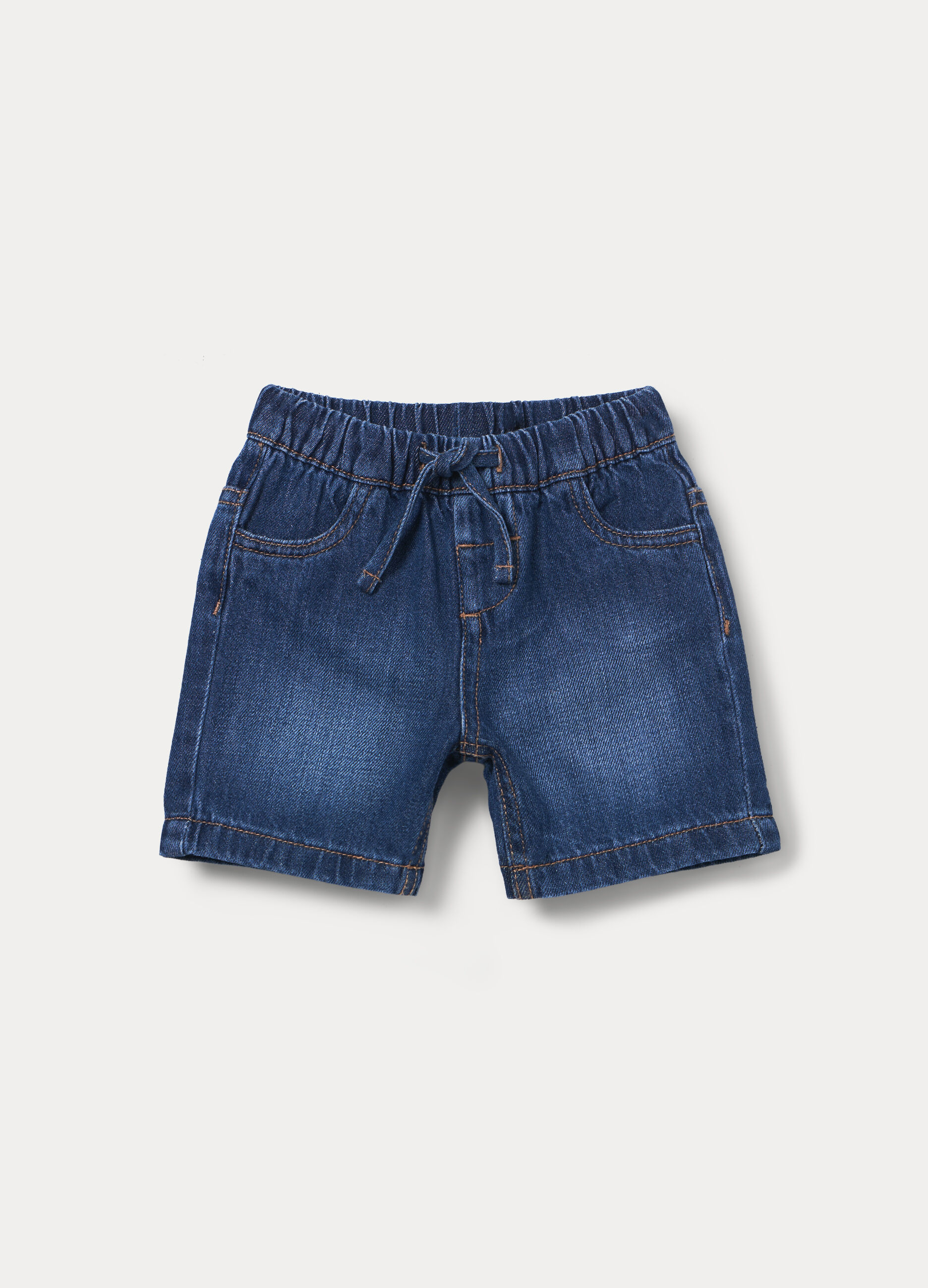 Shorts in denim misto cotone bimbo_0