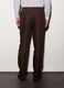 Pantaloni chino relaxed fit in lino uomo_1