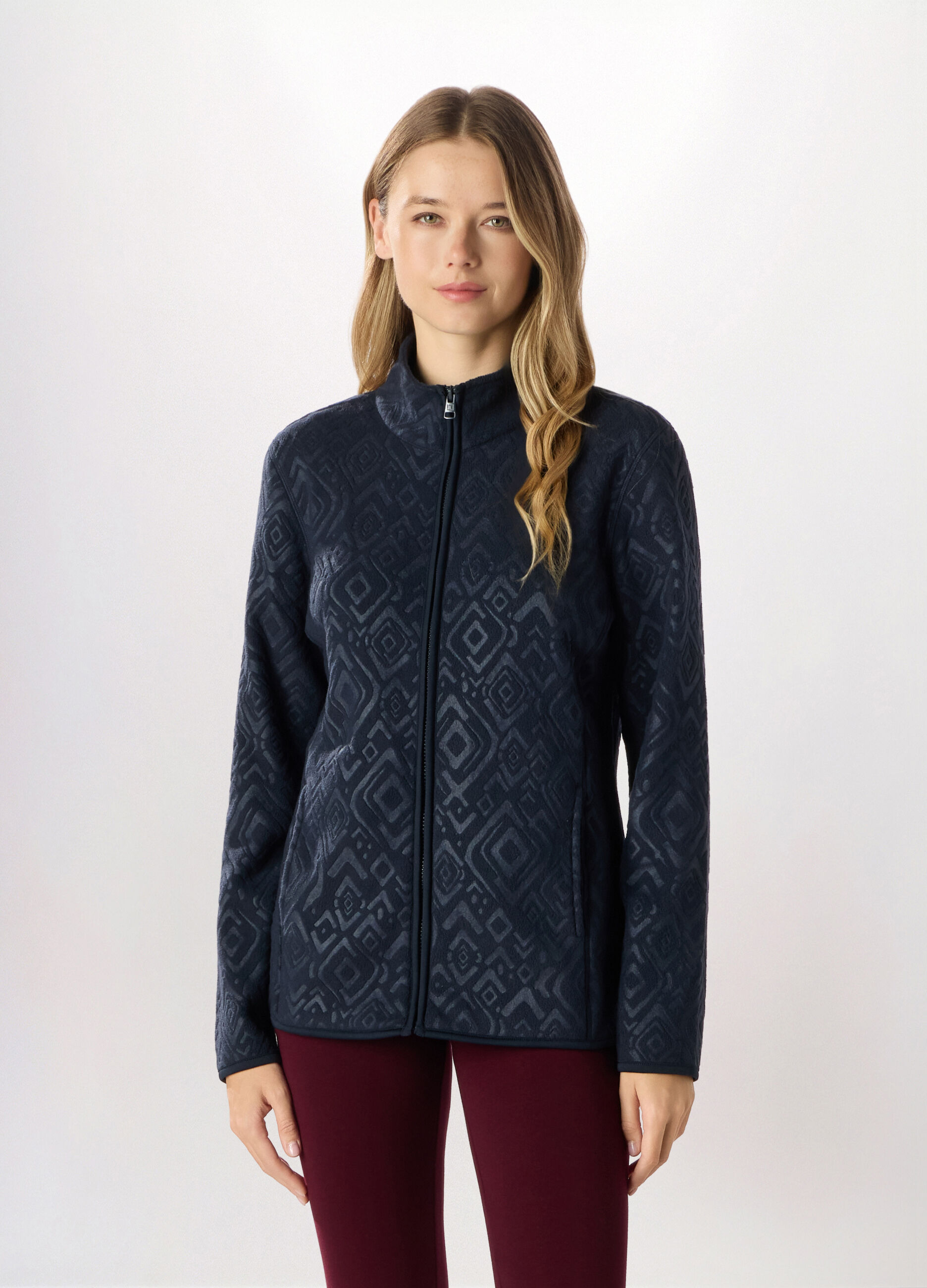 Felpa full zip in pile donna Holistic fitness_0