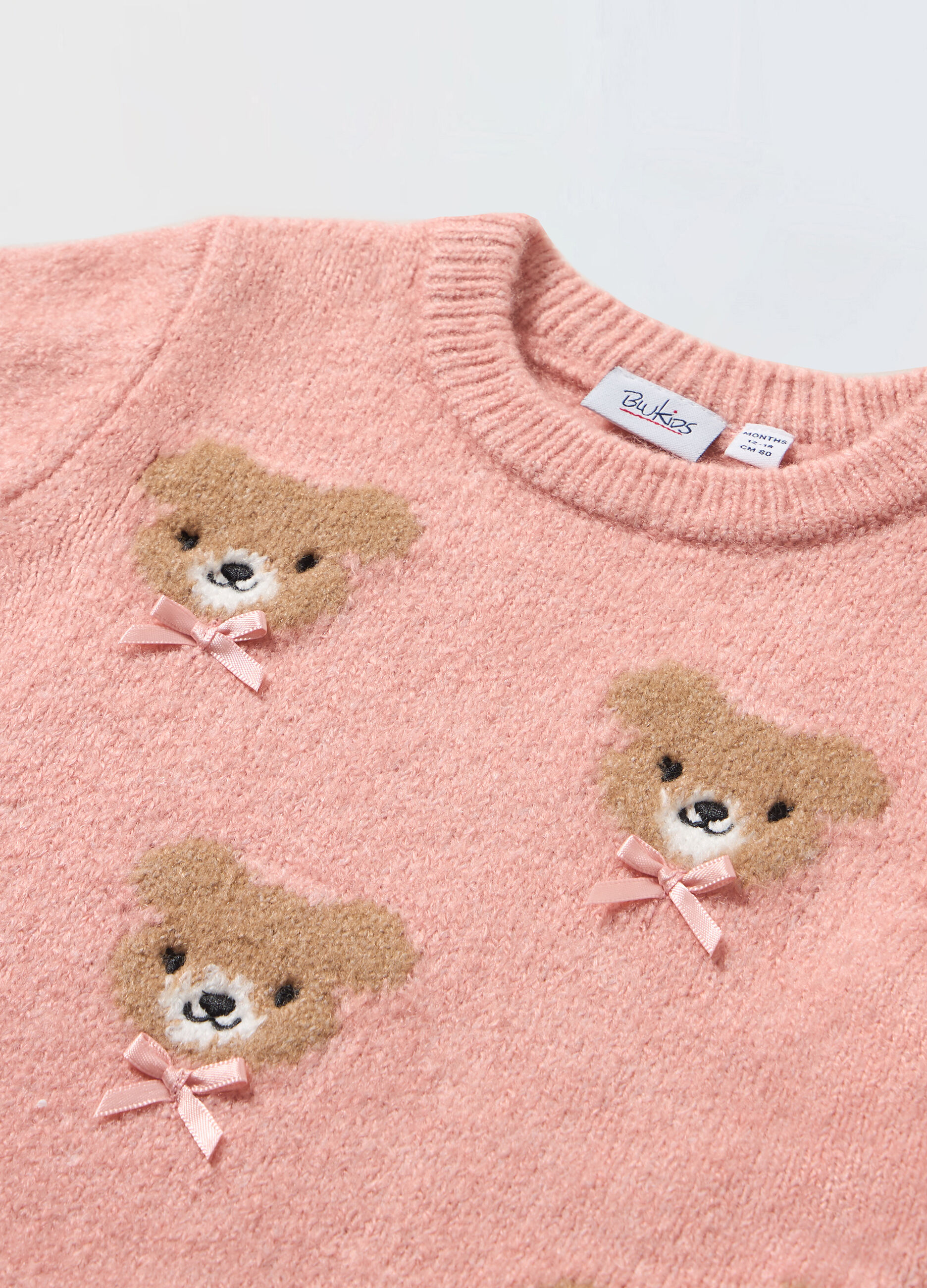 Tricot con lavorato neonata_1