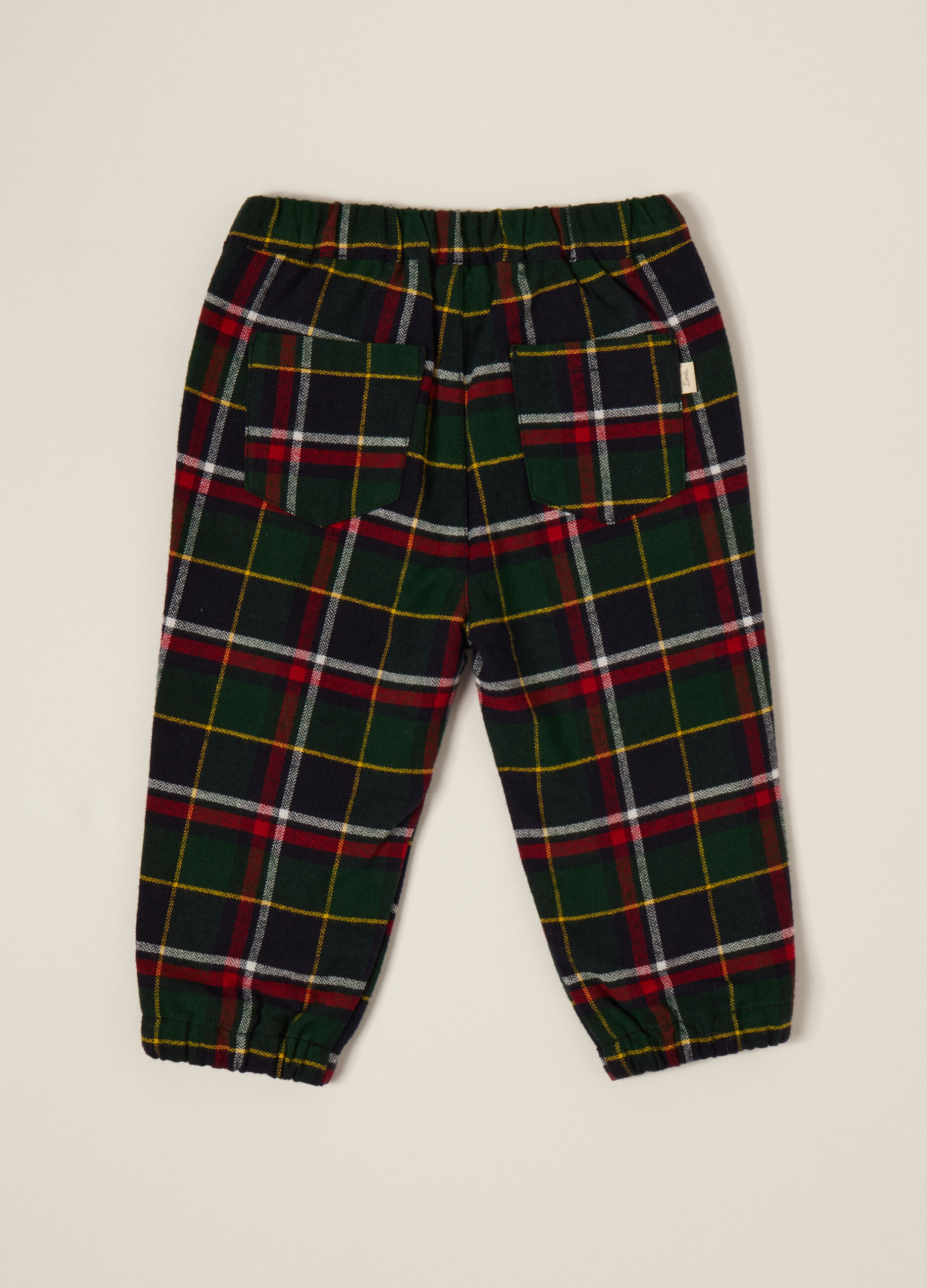 Pantaloni in twill di puro cotone IANA neonato_1