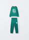 Set pigiama lungo in interlock di puro cotone bambino_0