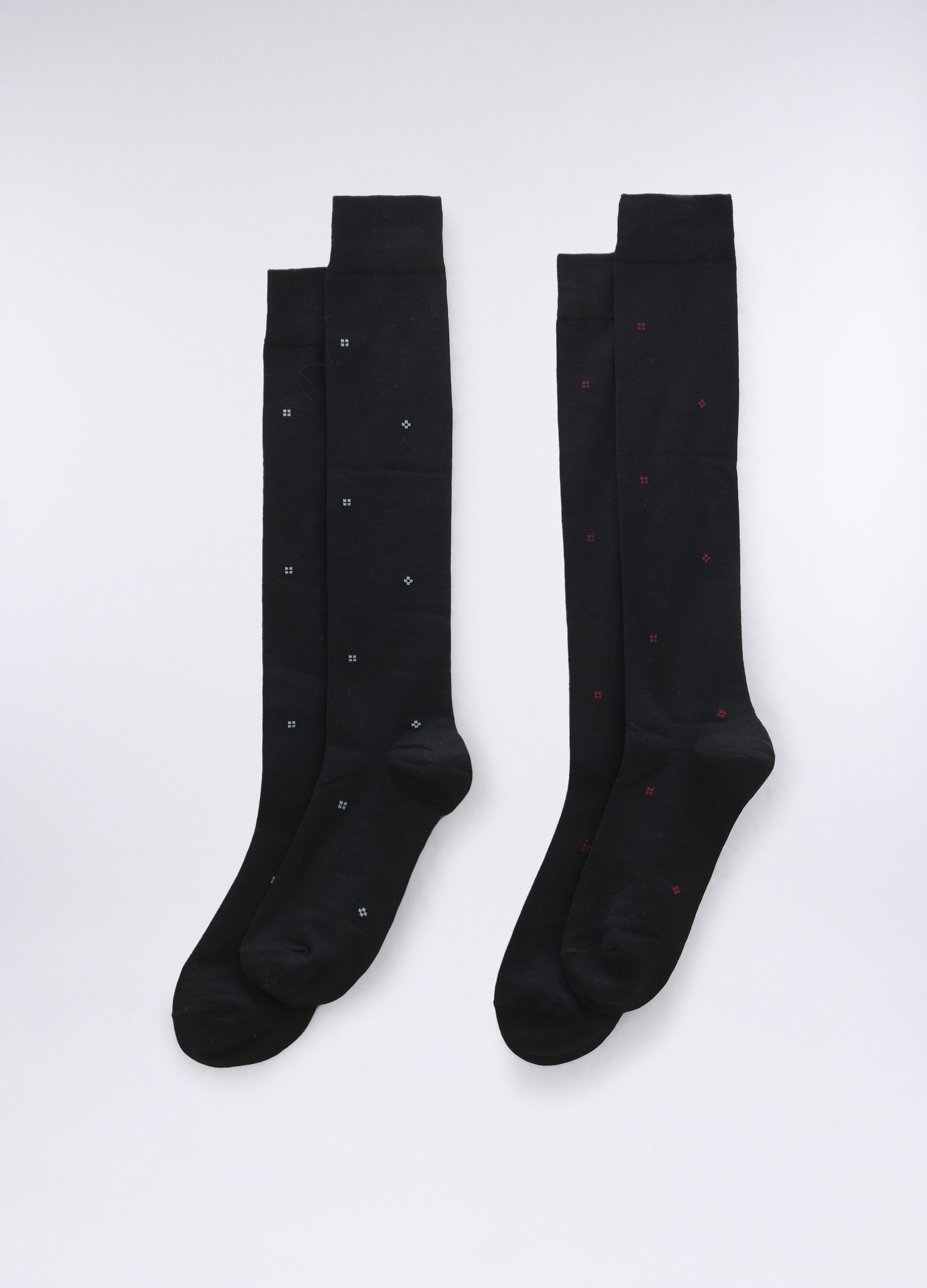 2 pack calze lunghe in cotone stretch uomo_0