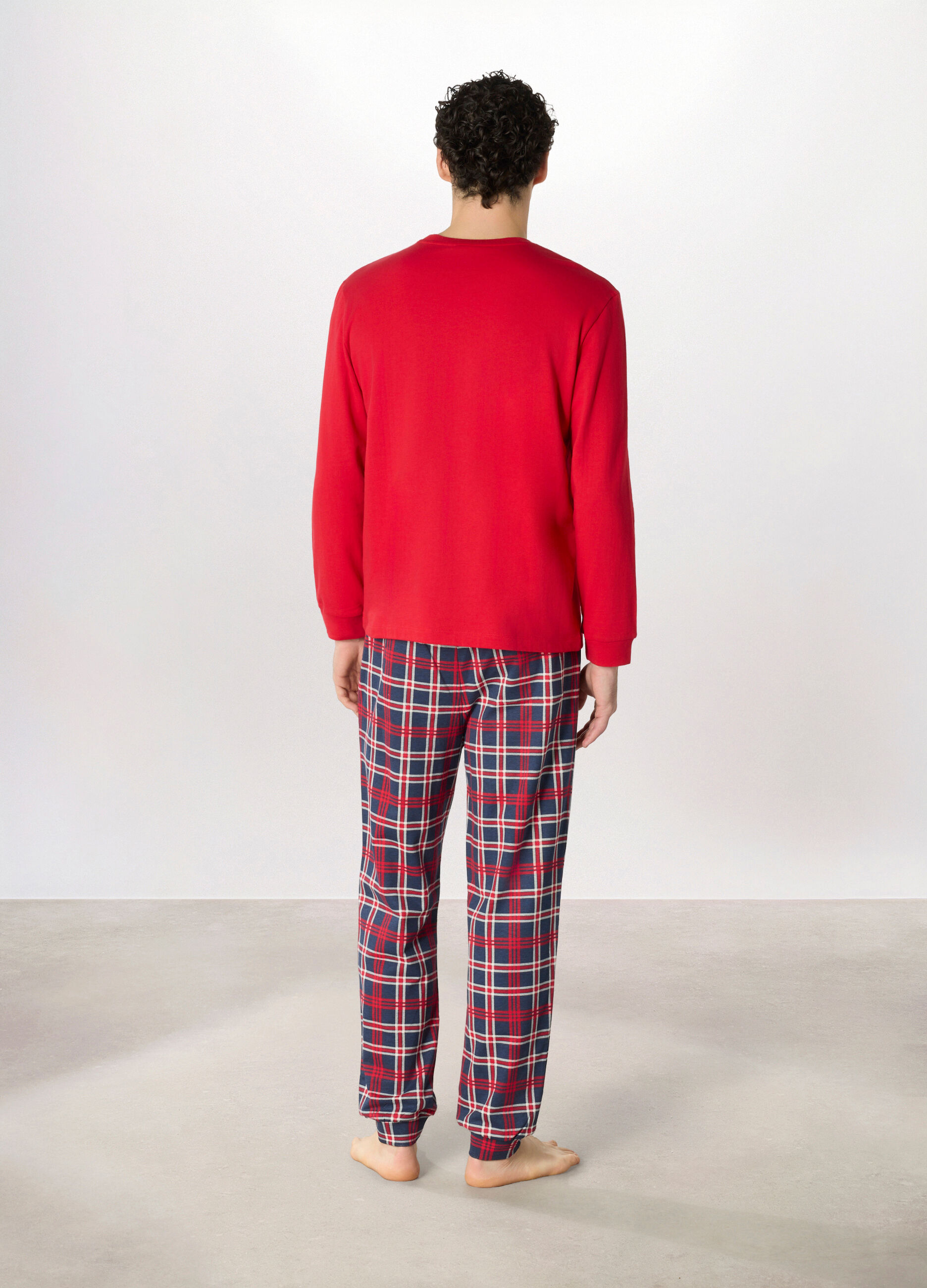 Pigiama lungo in cotone Grinch uomo