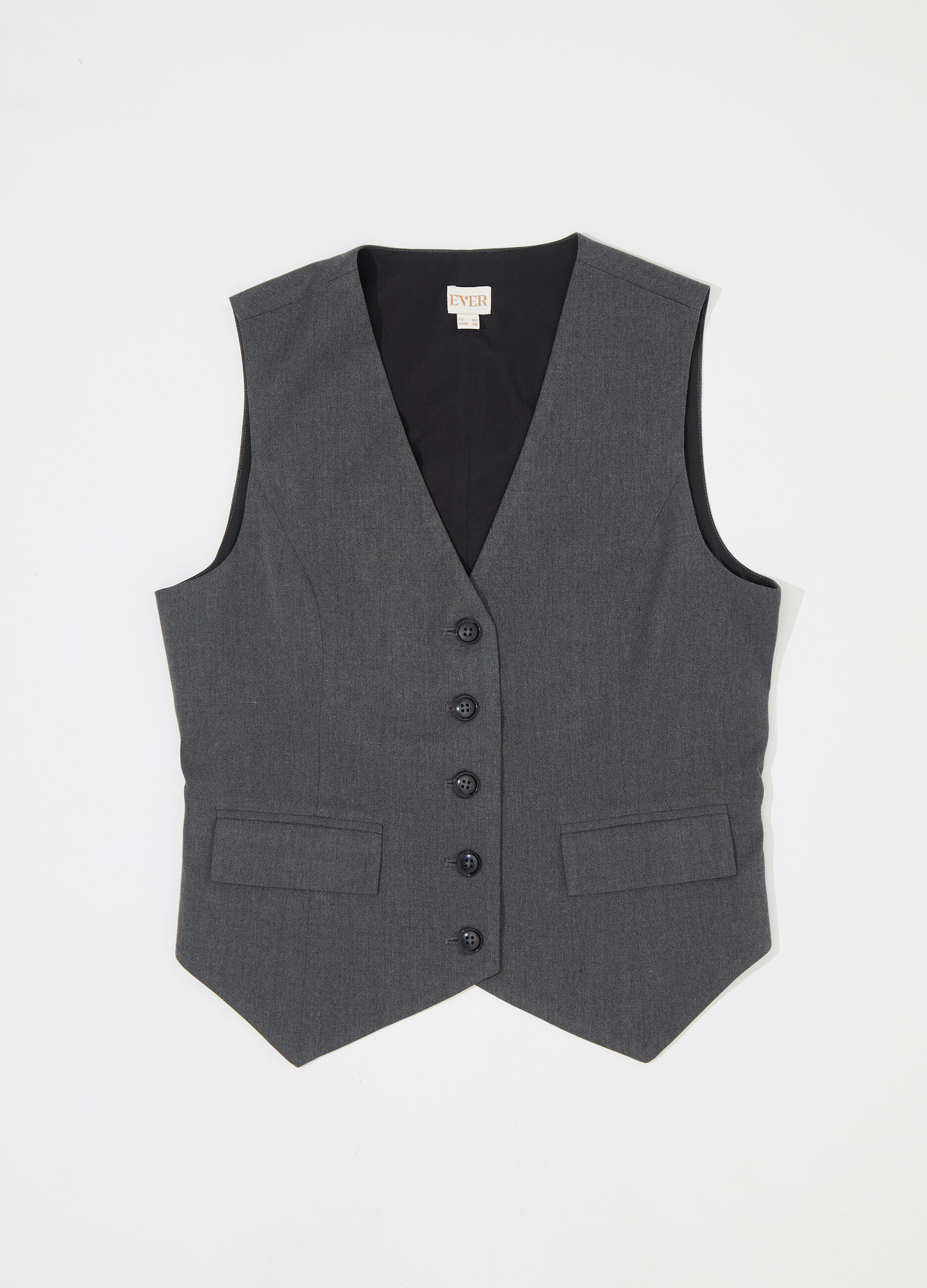 Gilet in lana misto viscosa donna_4