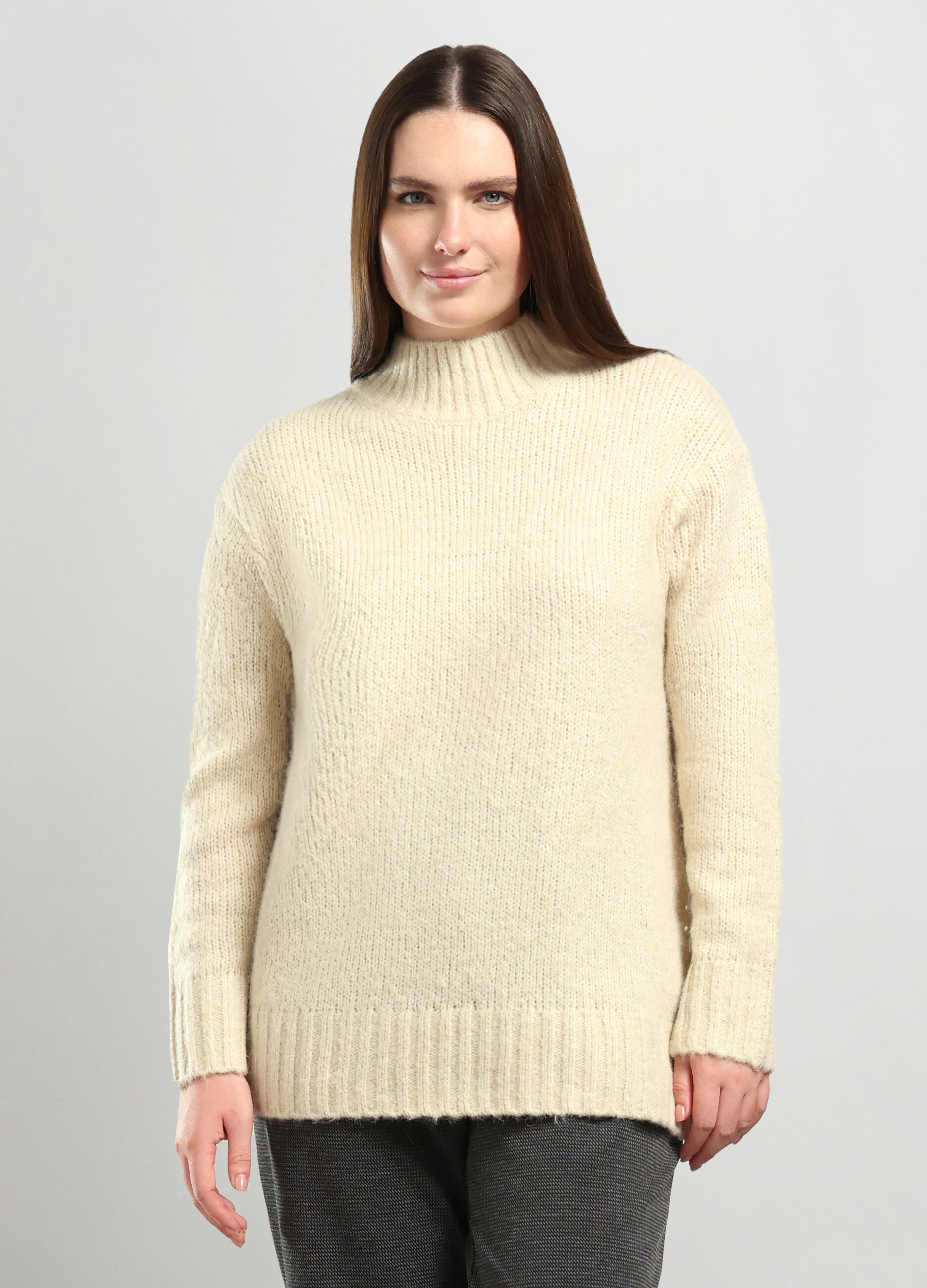 Tricot misto lana donna curvy_0
