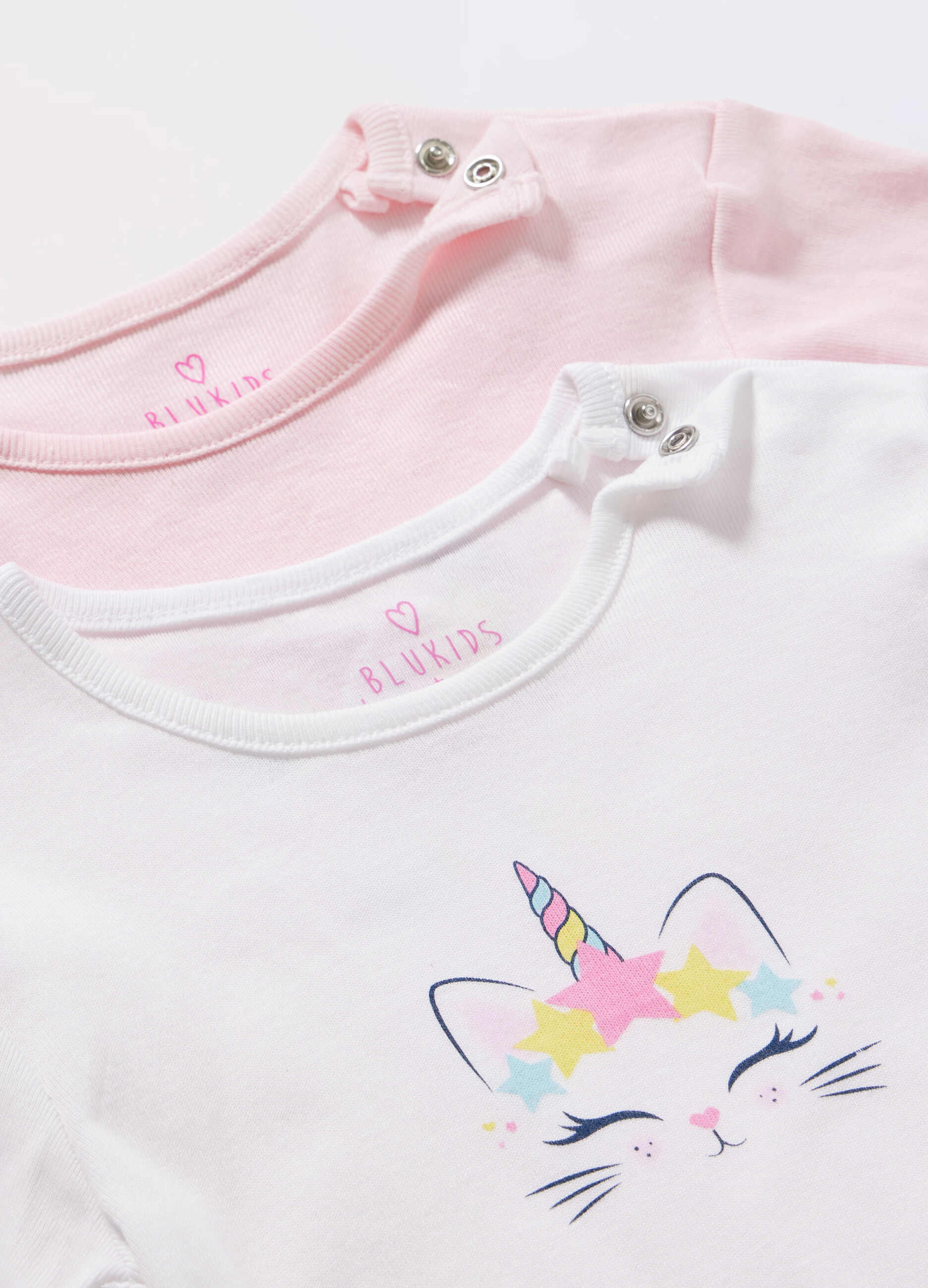 Pack 2 t-shirt intime in puro cotone neonata_1
