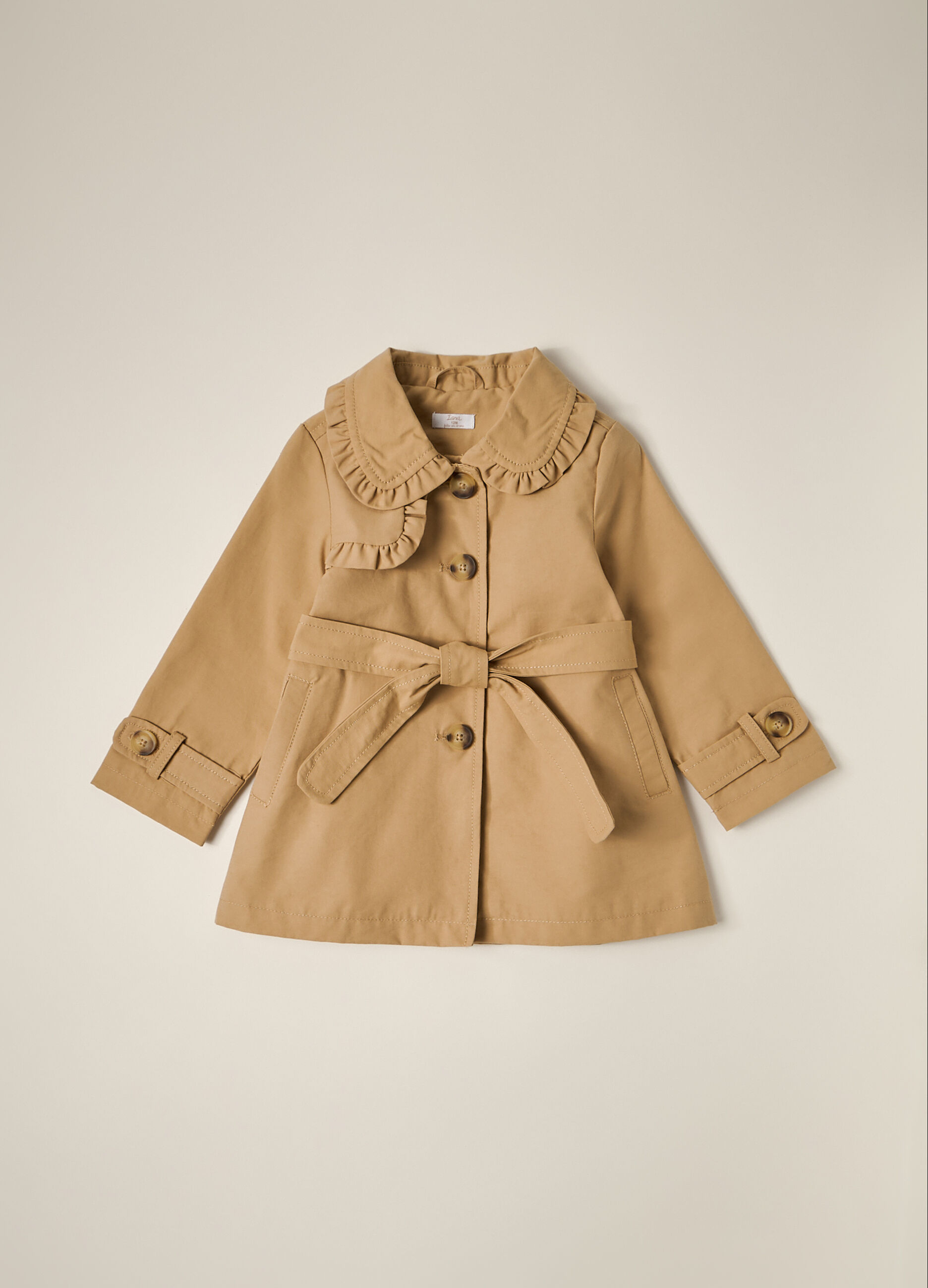 Trench in misto cotone IANA neonata_0