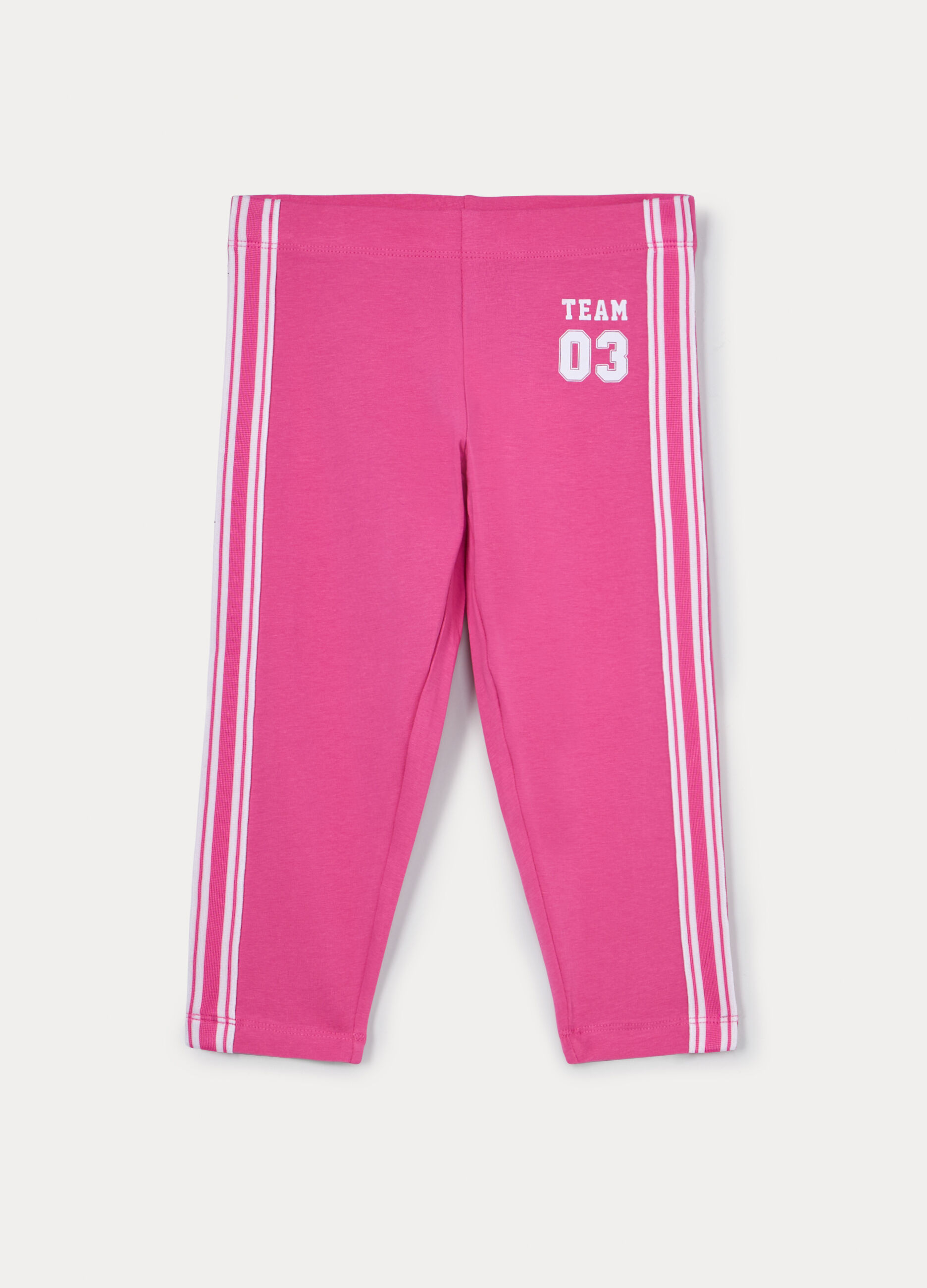 Leggings Capri in jersey di cotone stretch ragazza_0