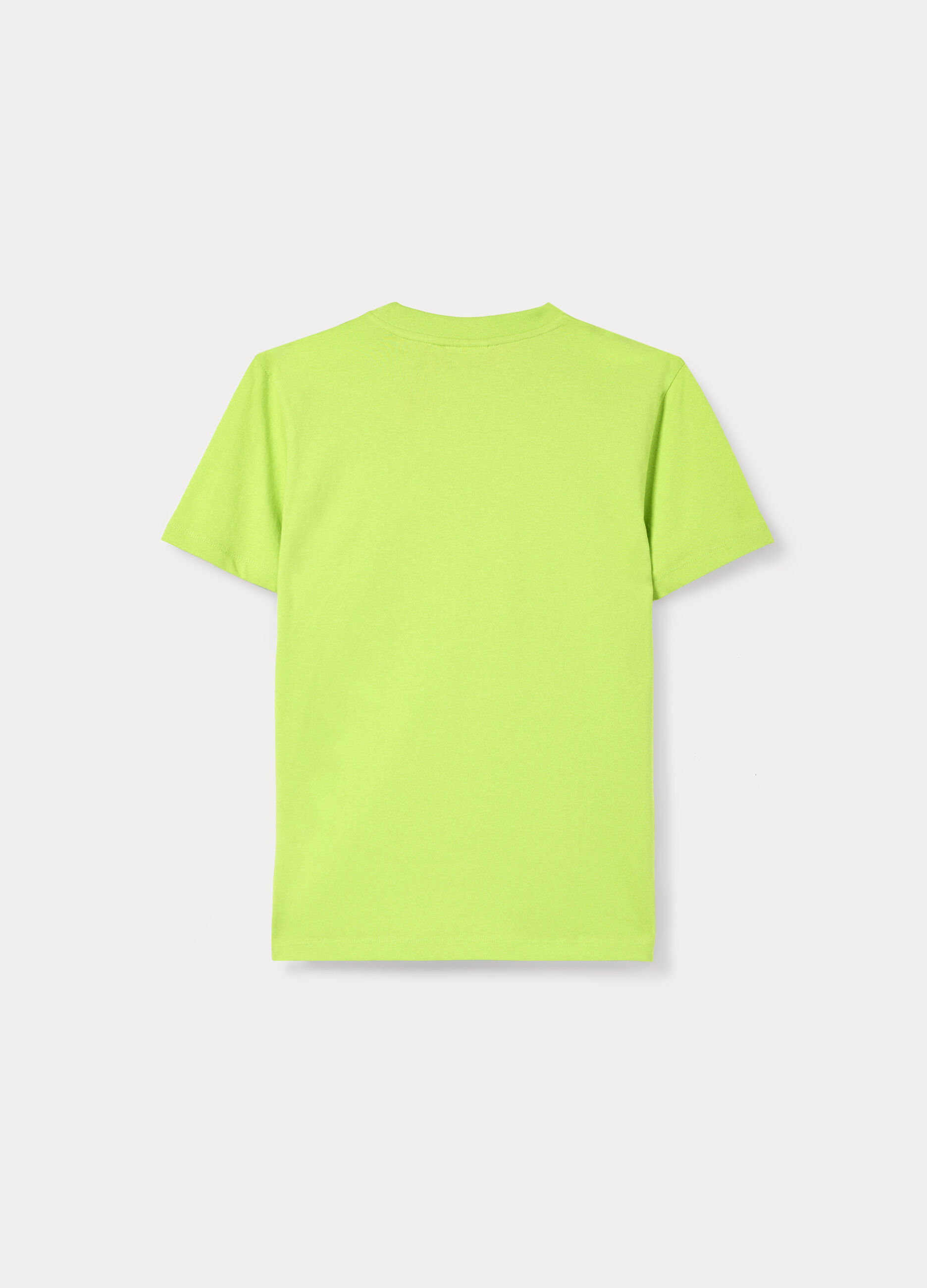 T-shirt girocollo in jersey di puro cotone ragazzo_1