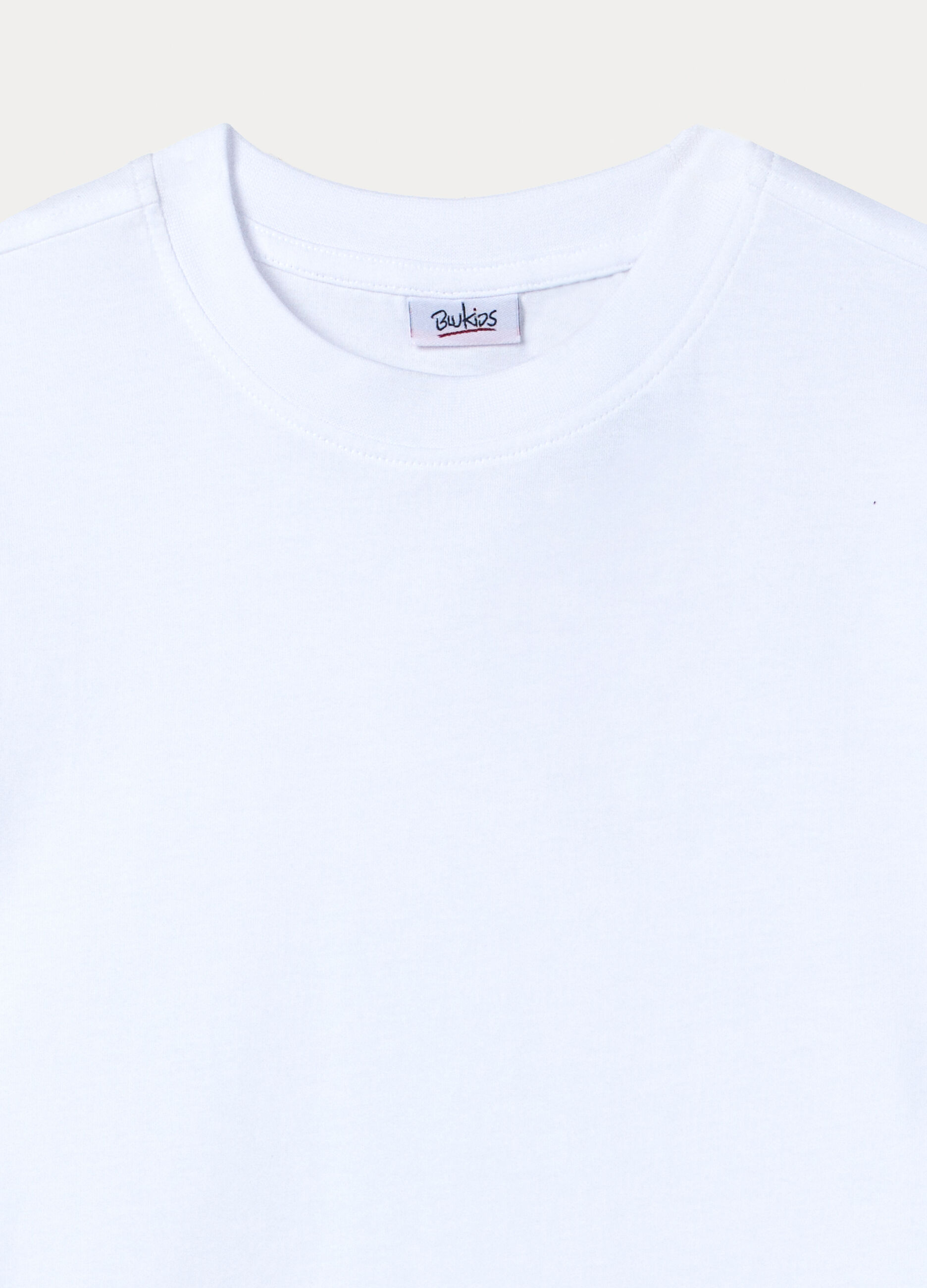 T-shirt girocollo in jersey di puro cotone ragazzo_2
