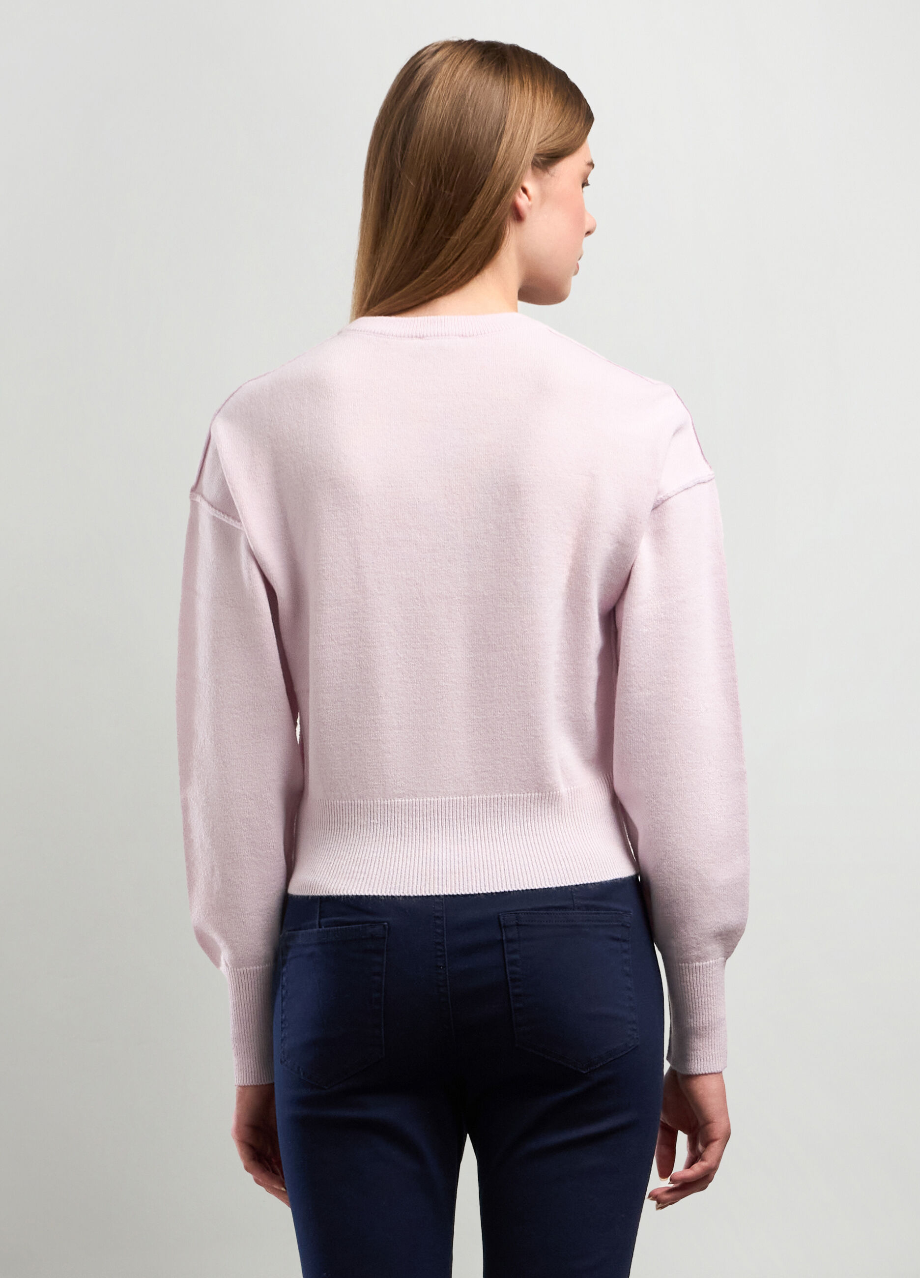 Tricot con maniche a palloncino donna_1