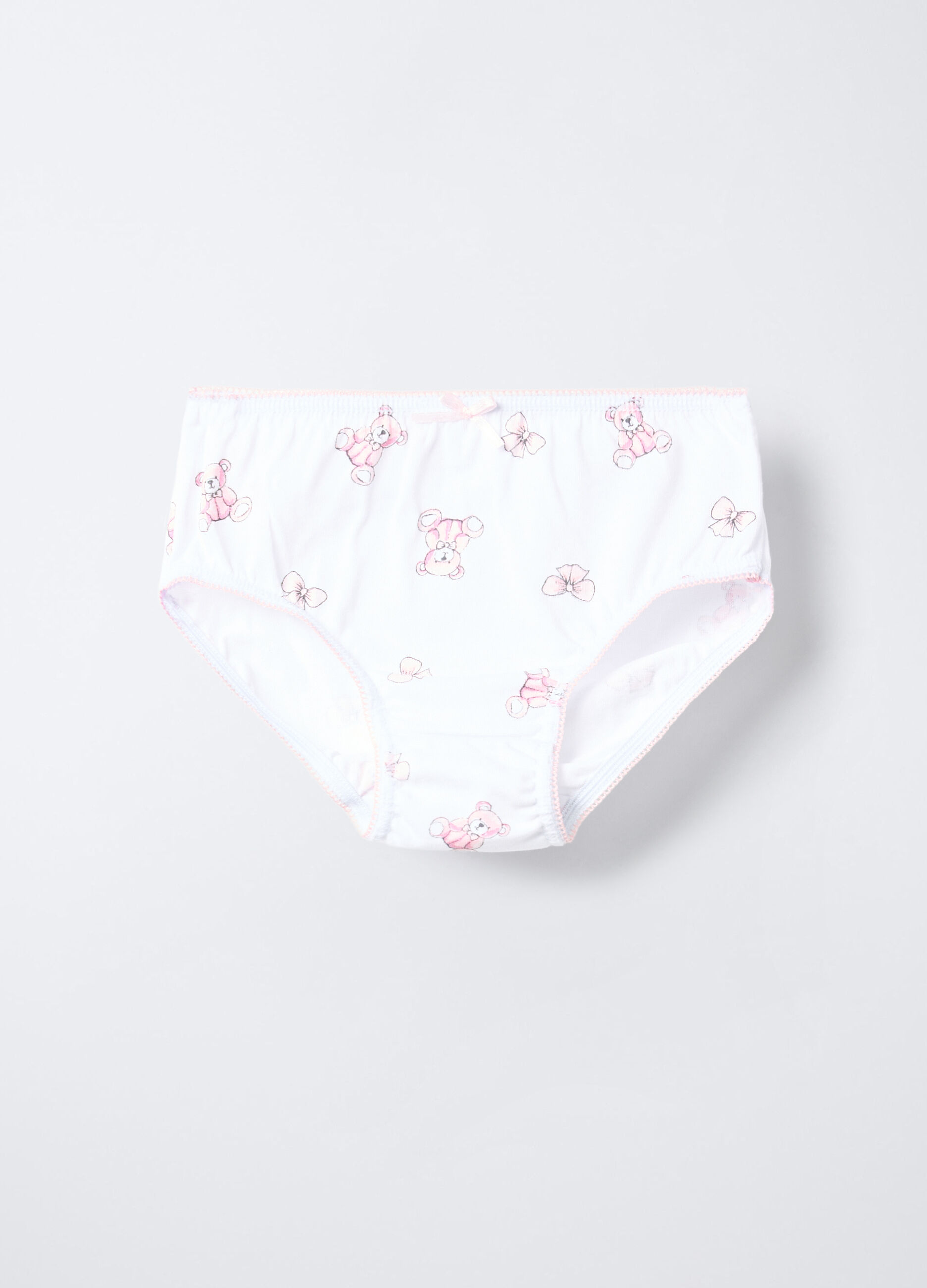 Pack 5 slip in jersey di puro cotone bambina_1