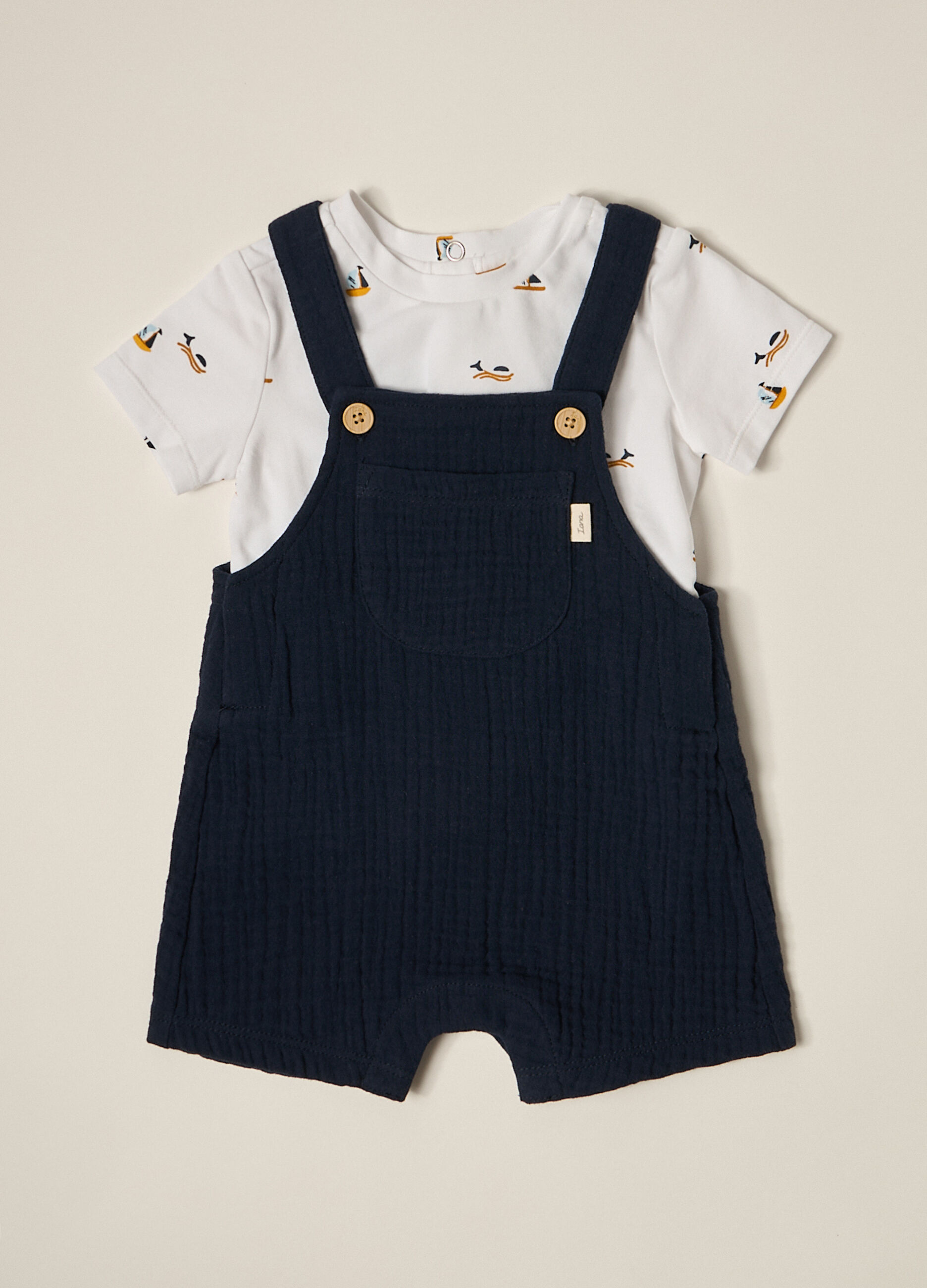 Set in cotone stretch IANA neonato