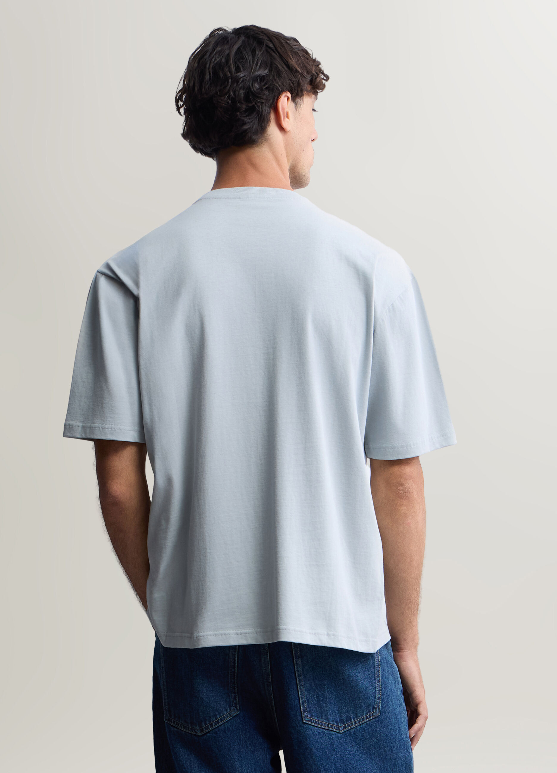T-shirt girocollo in cotone con stampa Playstation uomo