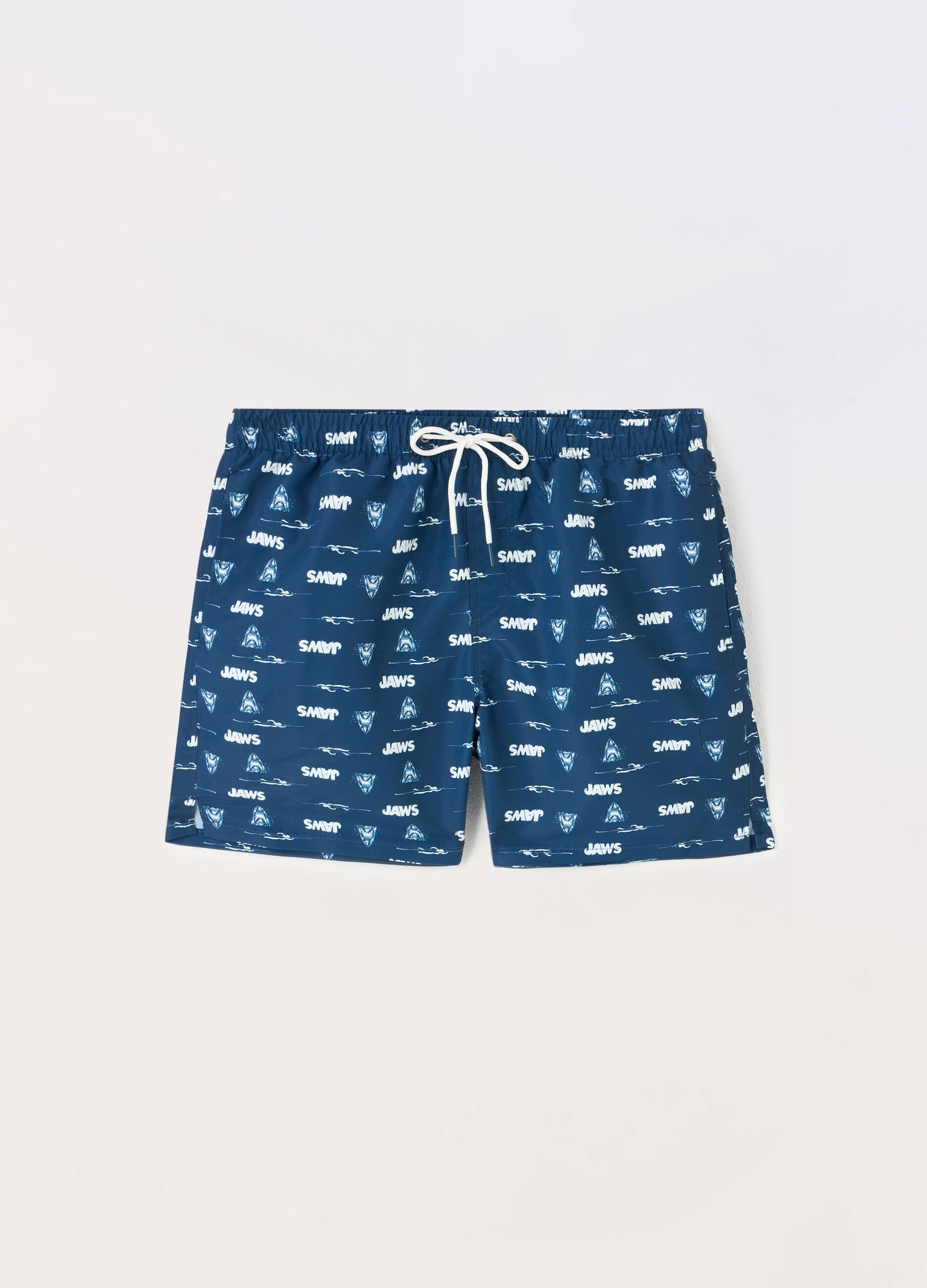 Boxer mare con stampa uomo_0