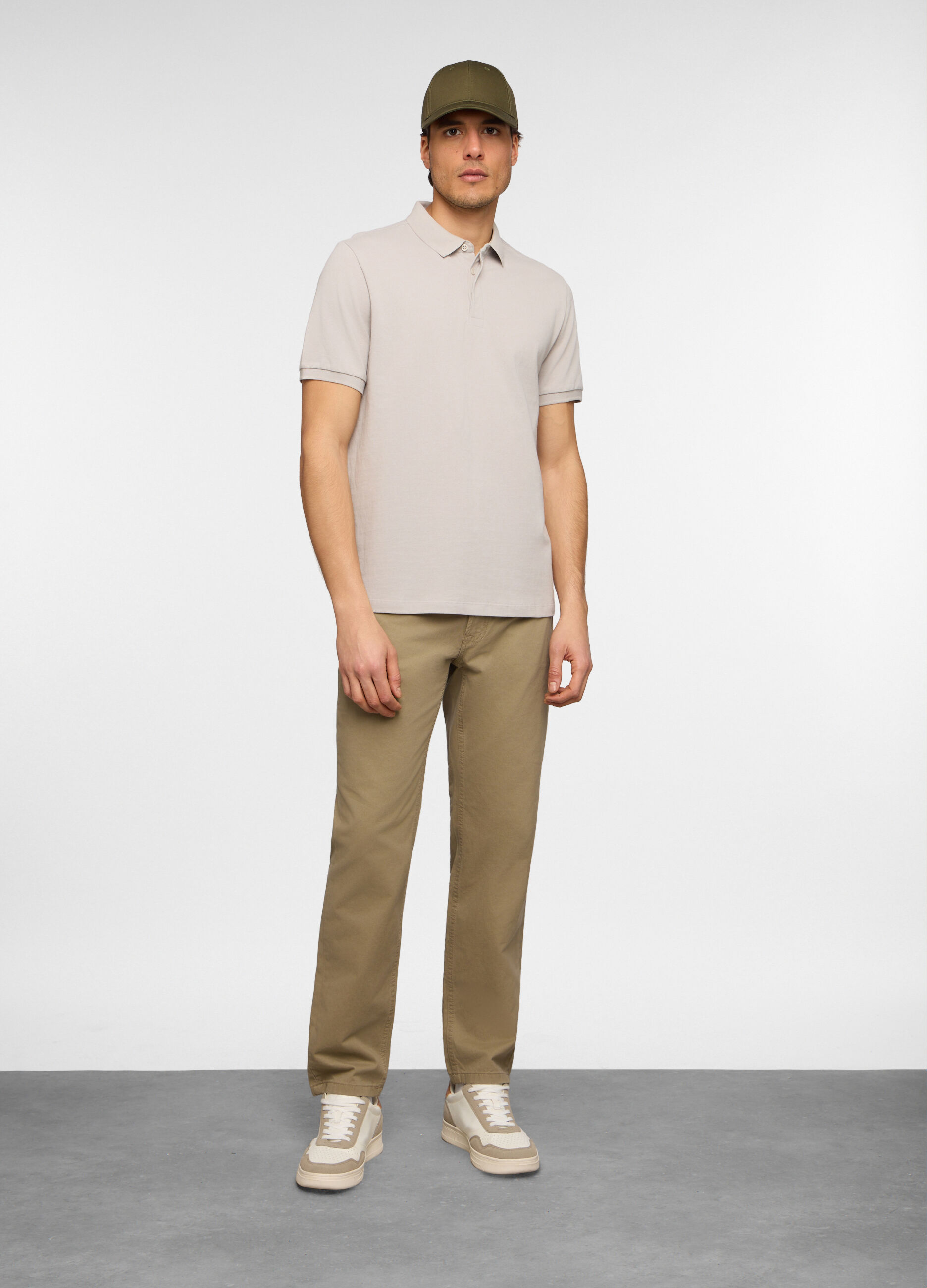 Pantaloni 5 tasche in cotone uomo