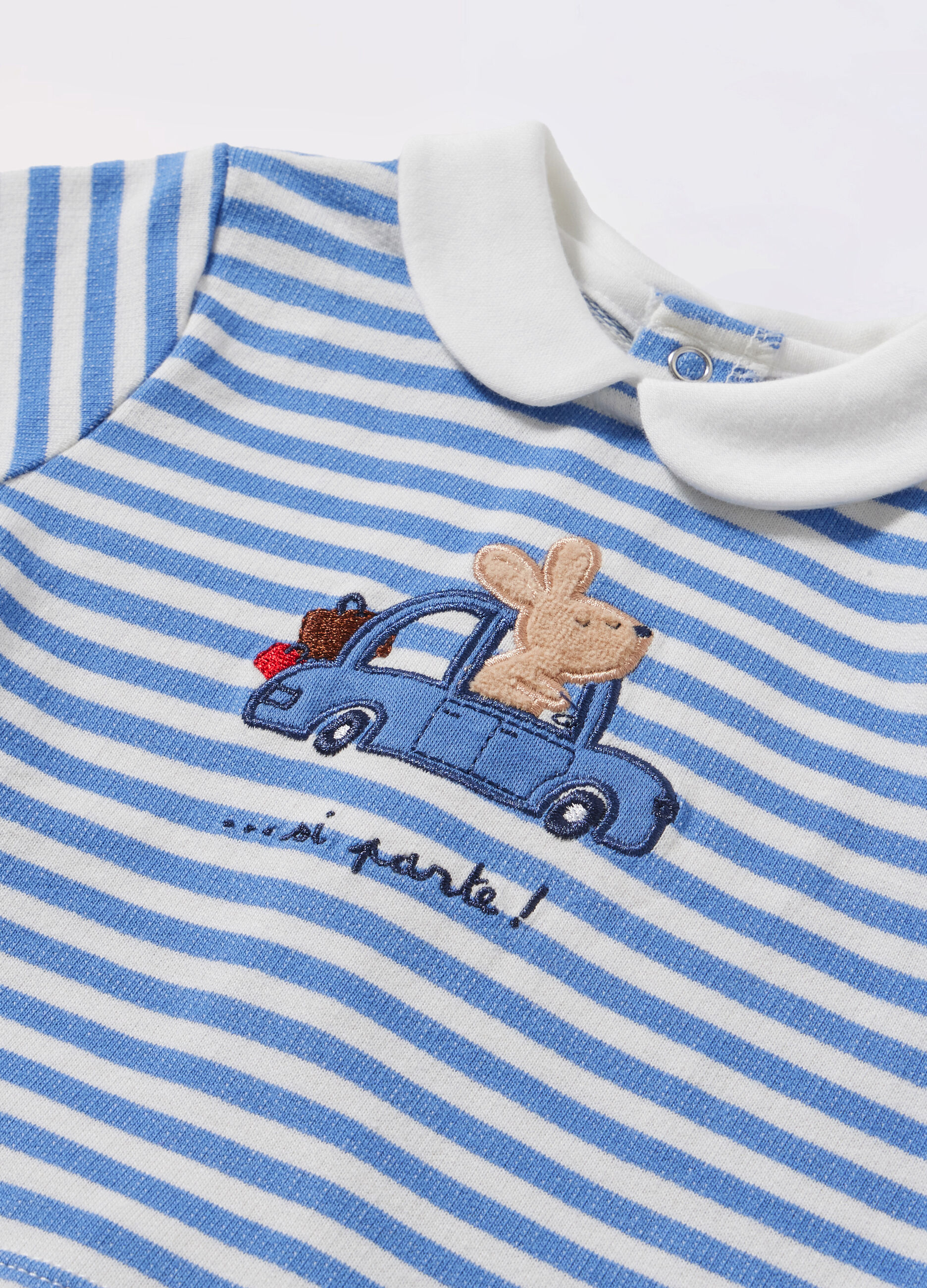 Tutina in french terry di puro cotone neonato_1