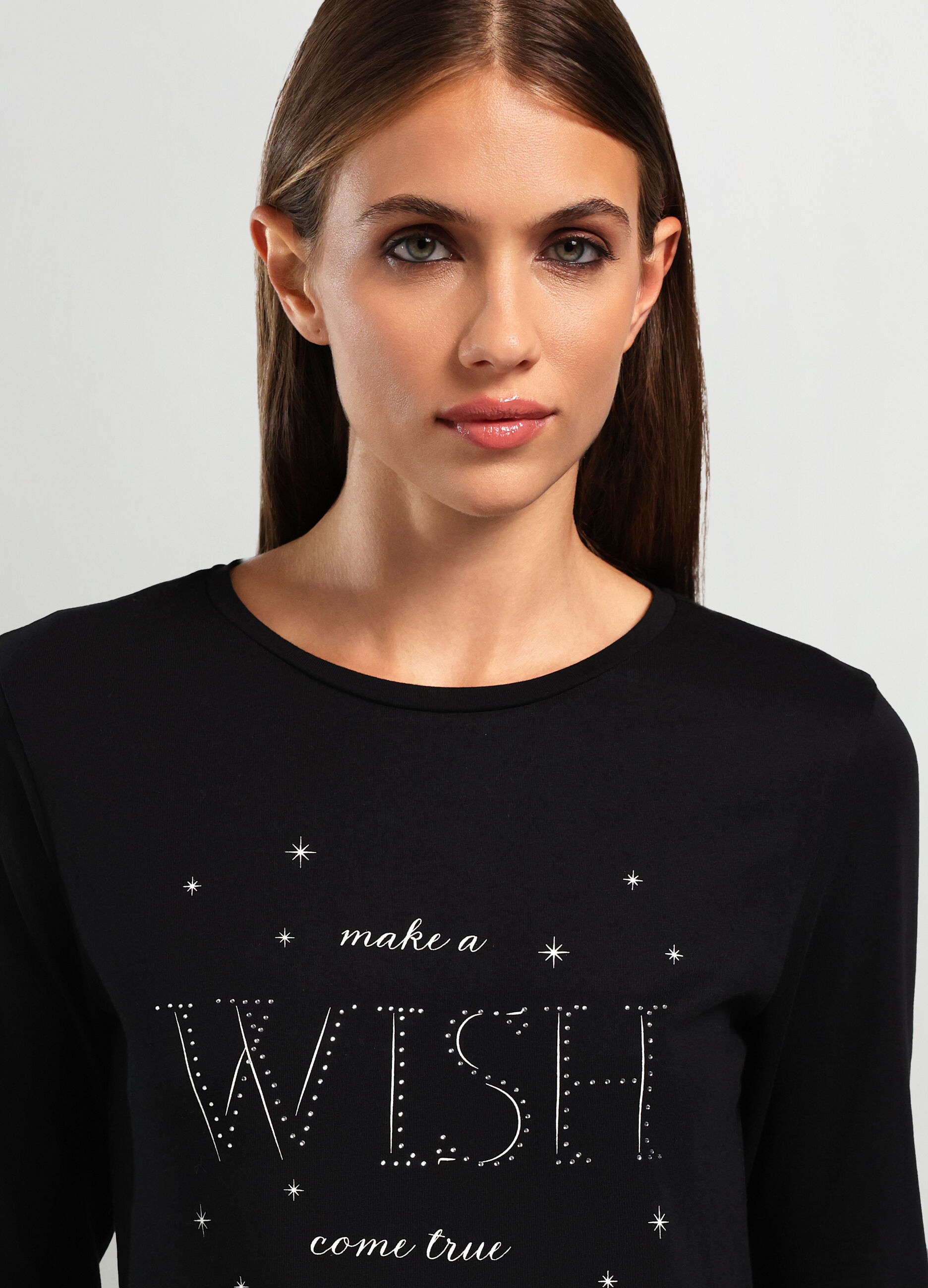 T-shirt in puro cotone donna_2