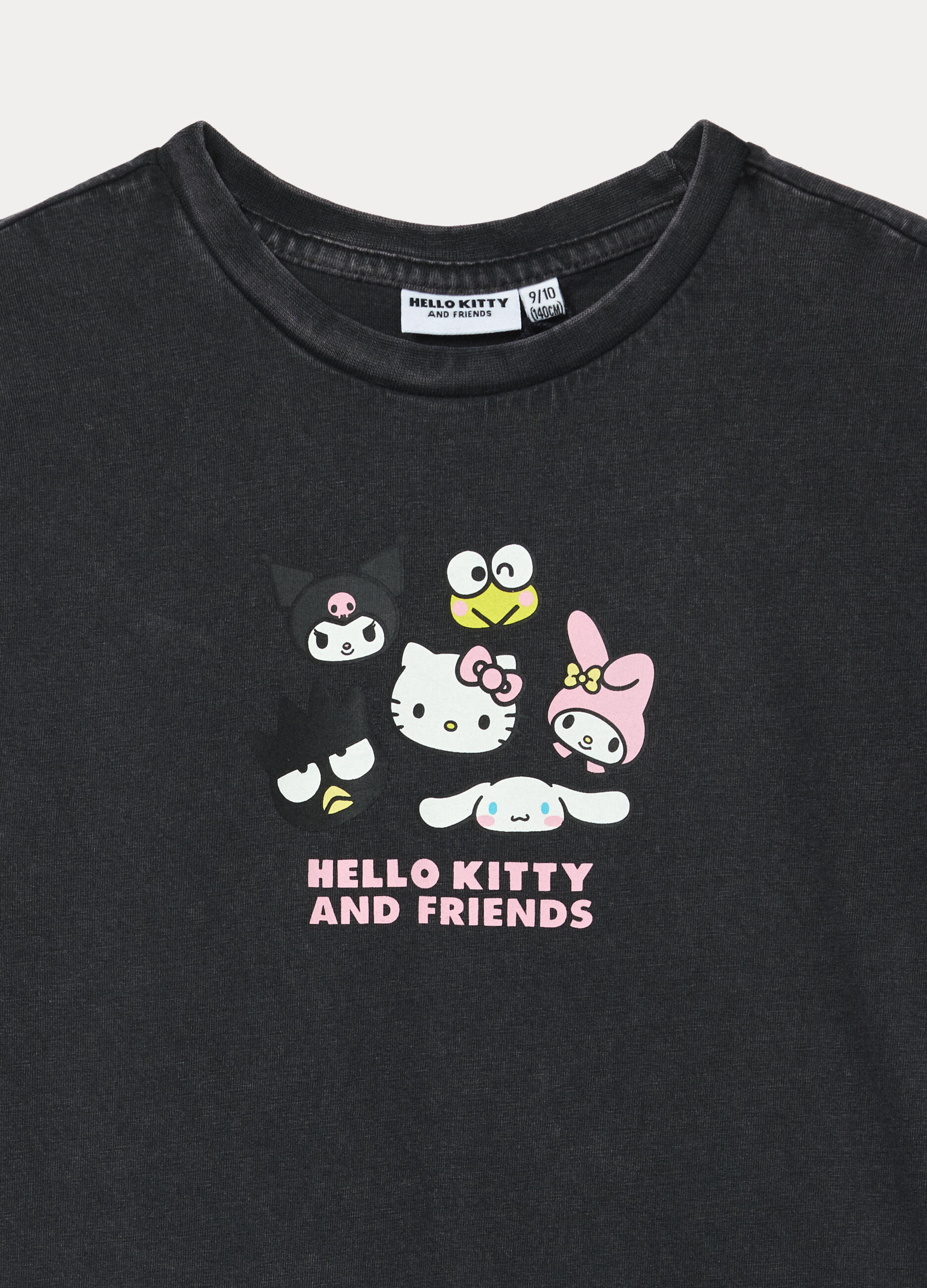 T-shirt Hello Kitty in jersey di puro cotone ragazza_2