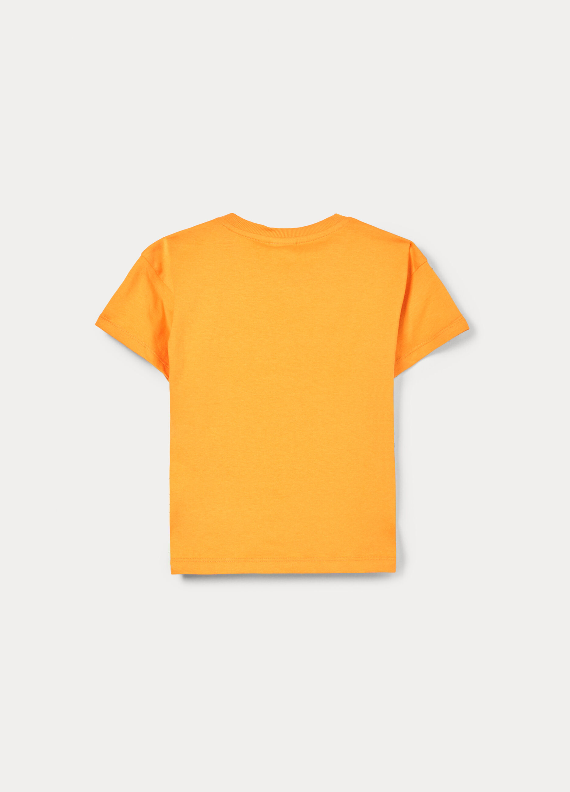 T-shirt Monster Trucks in jersey di puro cotone bambino_1