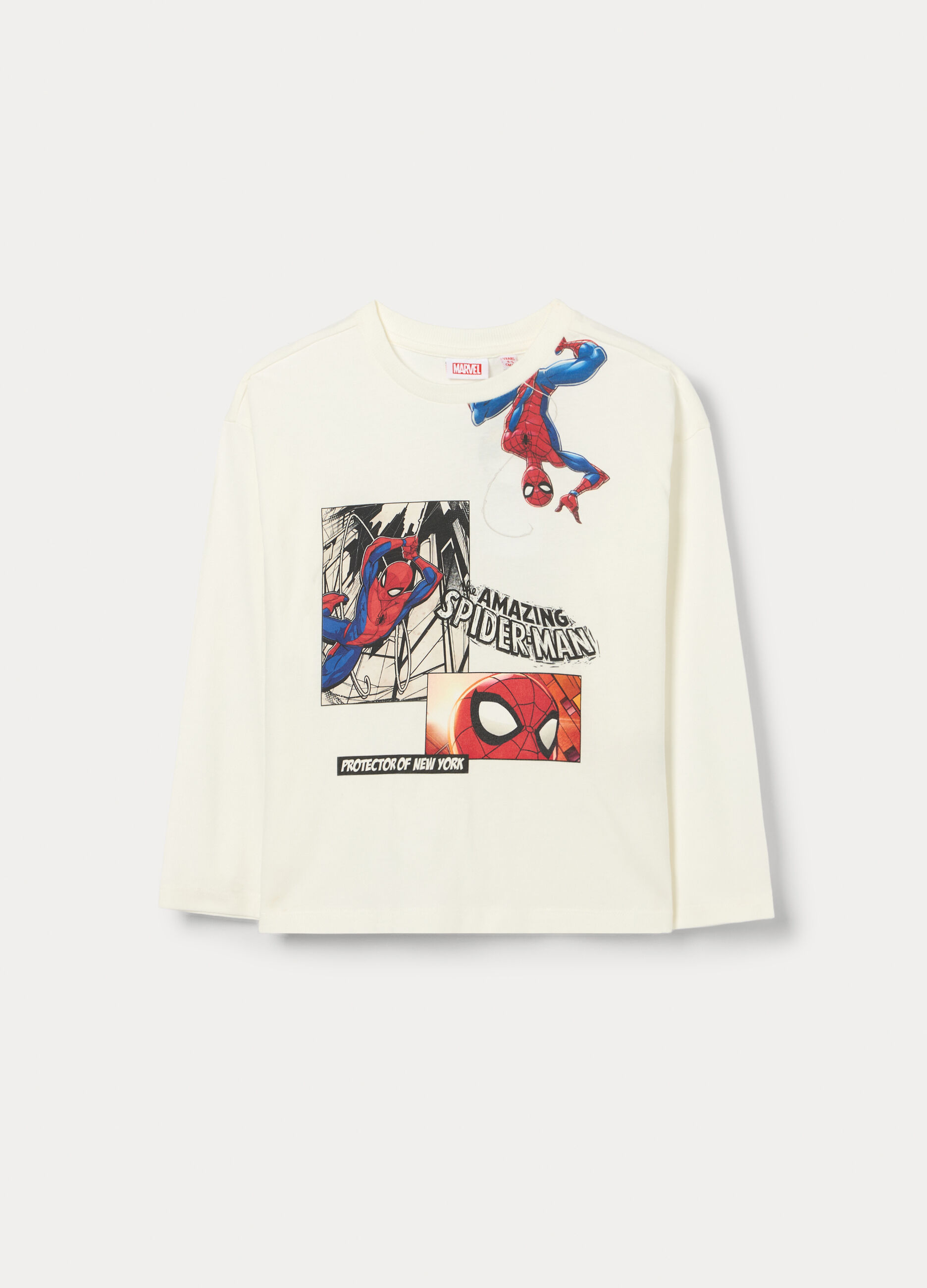 T-shirt Marvel in jersey di puro cotone bambino_0