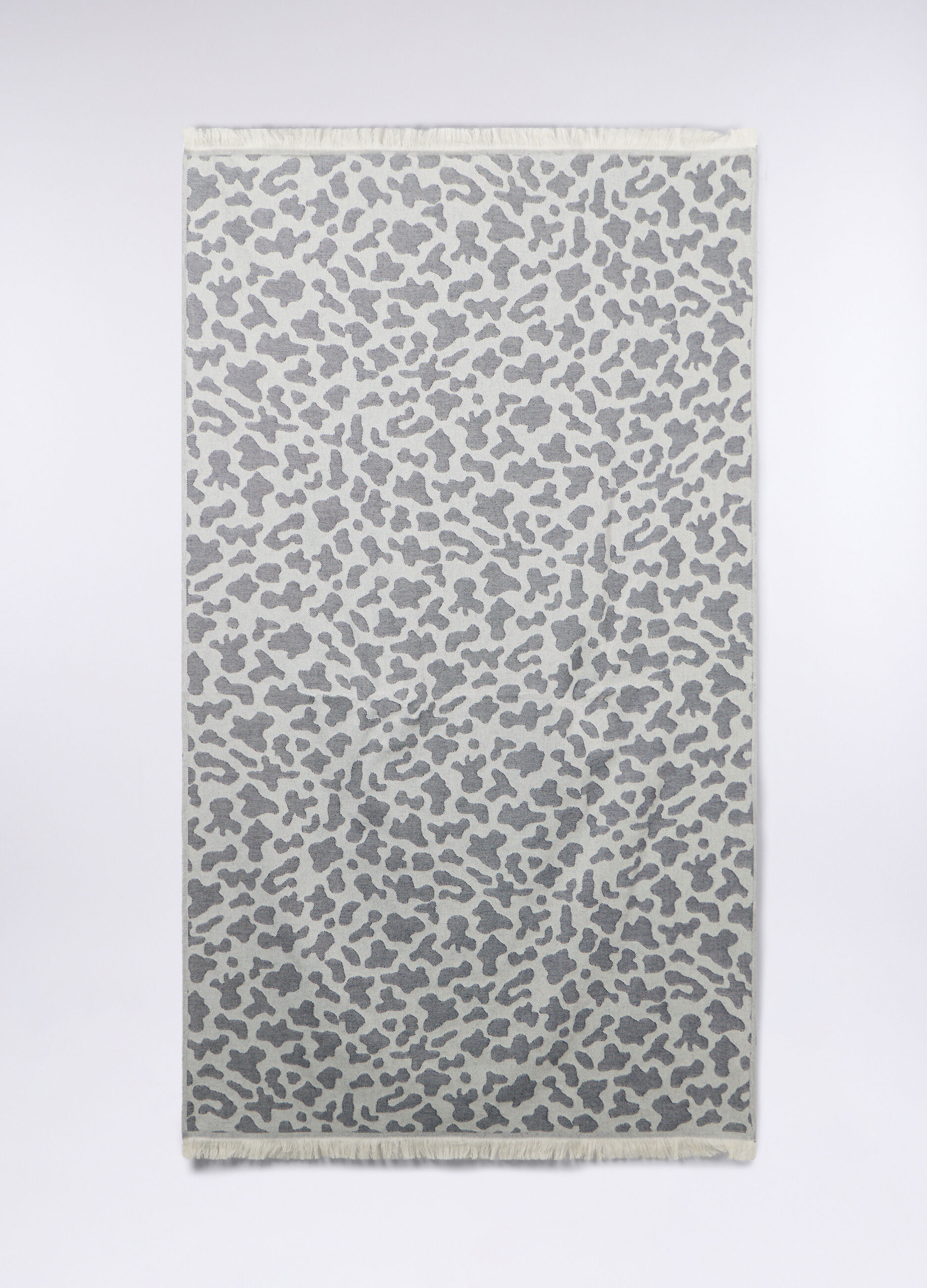Telo mare in twill di puro cotone donna