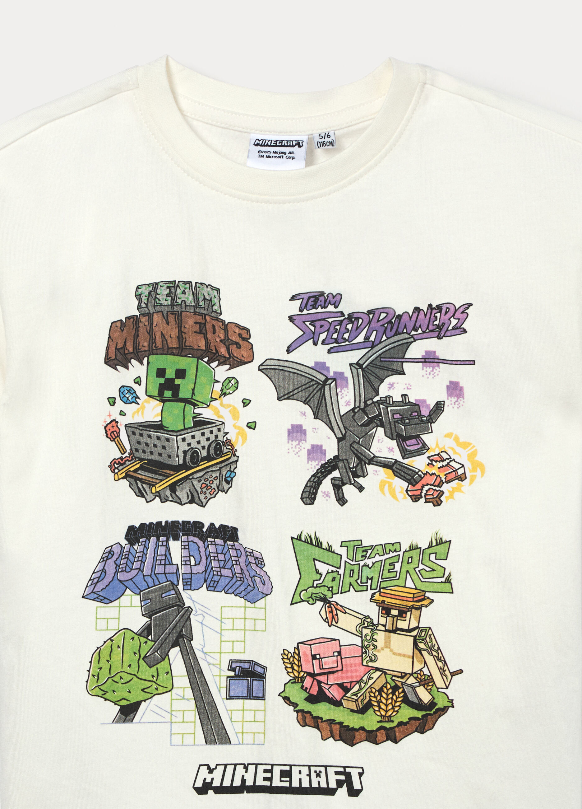 T-shirt Minecraft in jersey di puro cotone bambino_2