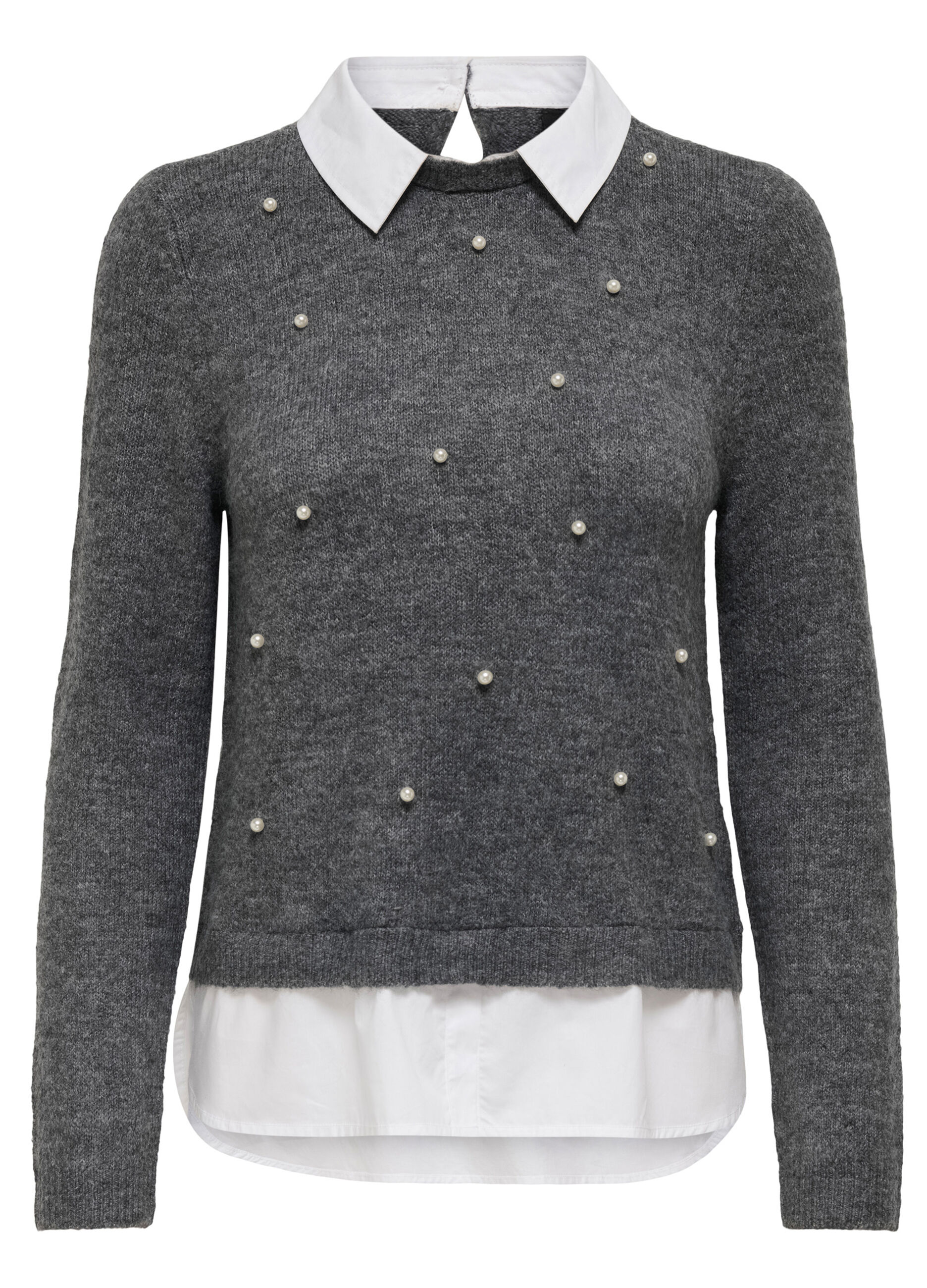 Tricot con inserto camicia donna_5