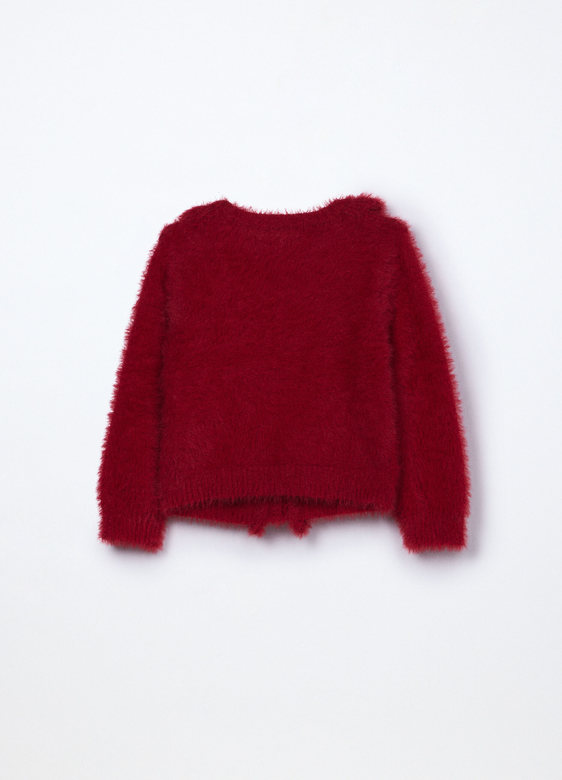 Cardigan in eco fur neonata_1