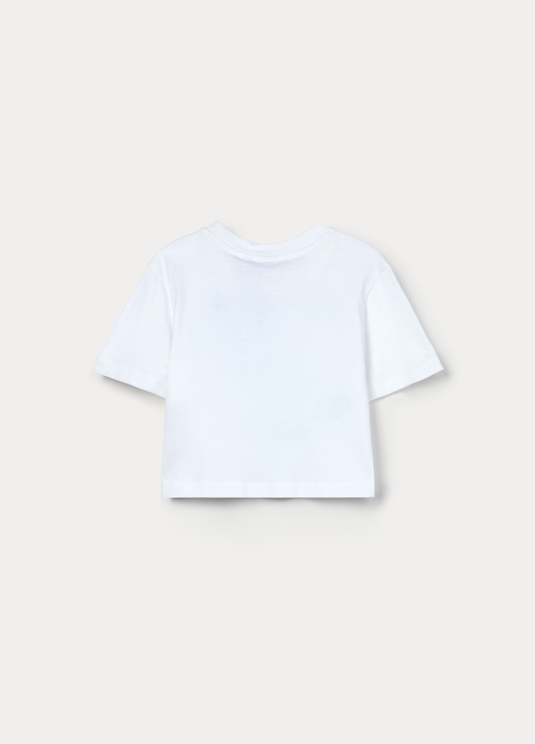 T-shirt in jersey di puro cotone ragazza_1