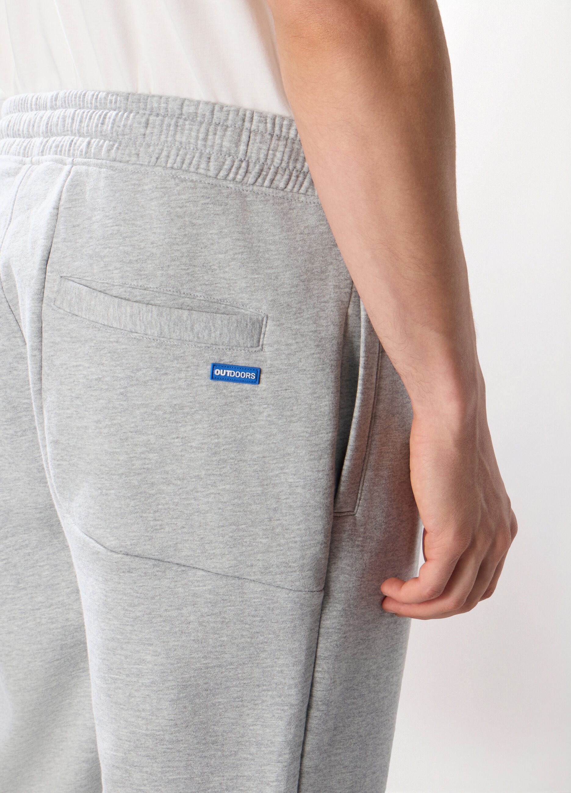 Jogger sportivi in misto cotone uomo_2