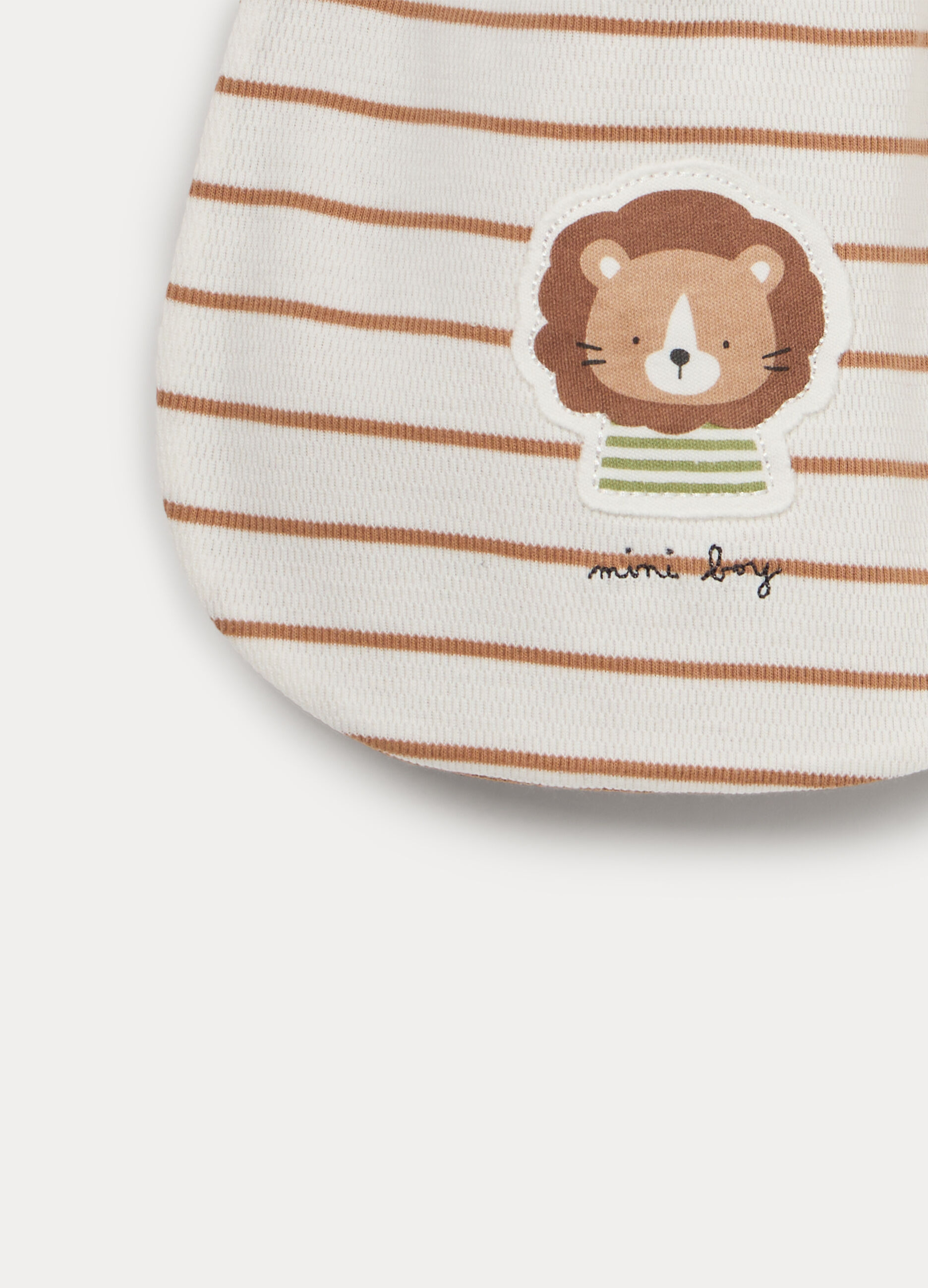 Pack 2 bavaglini in interlock di puro cotone neonato_2