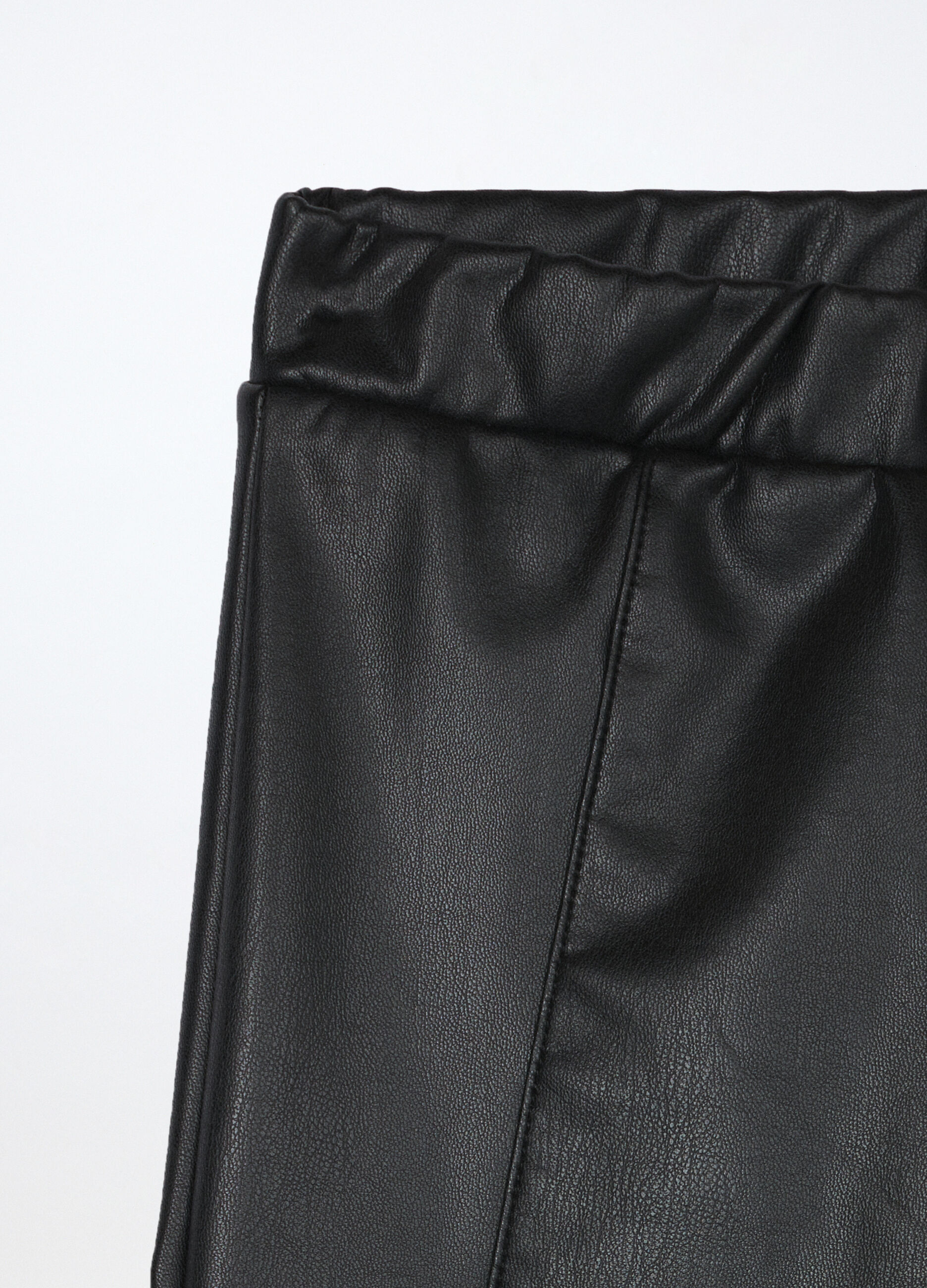 Pantaloni in eco pelle ragazza_2