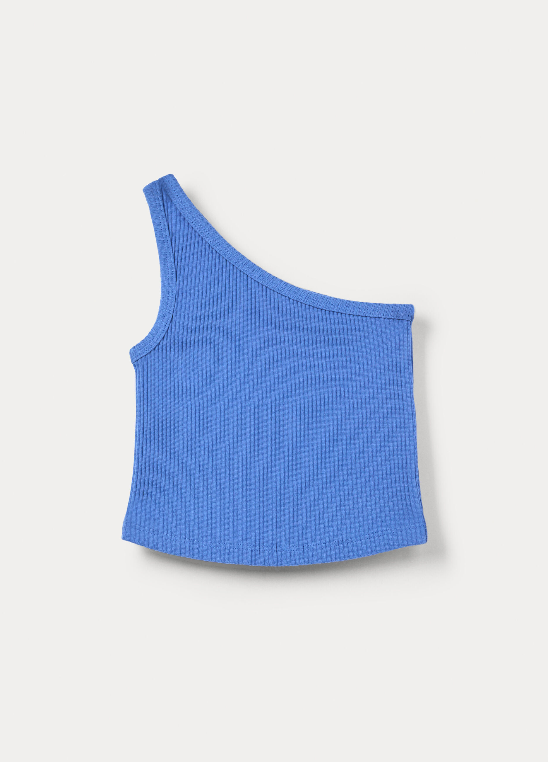 Top in costina di cotone stretch bambina_0